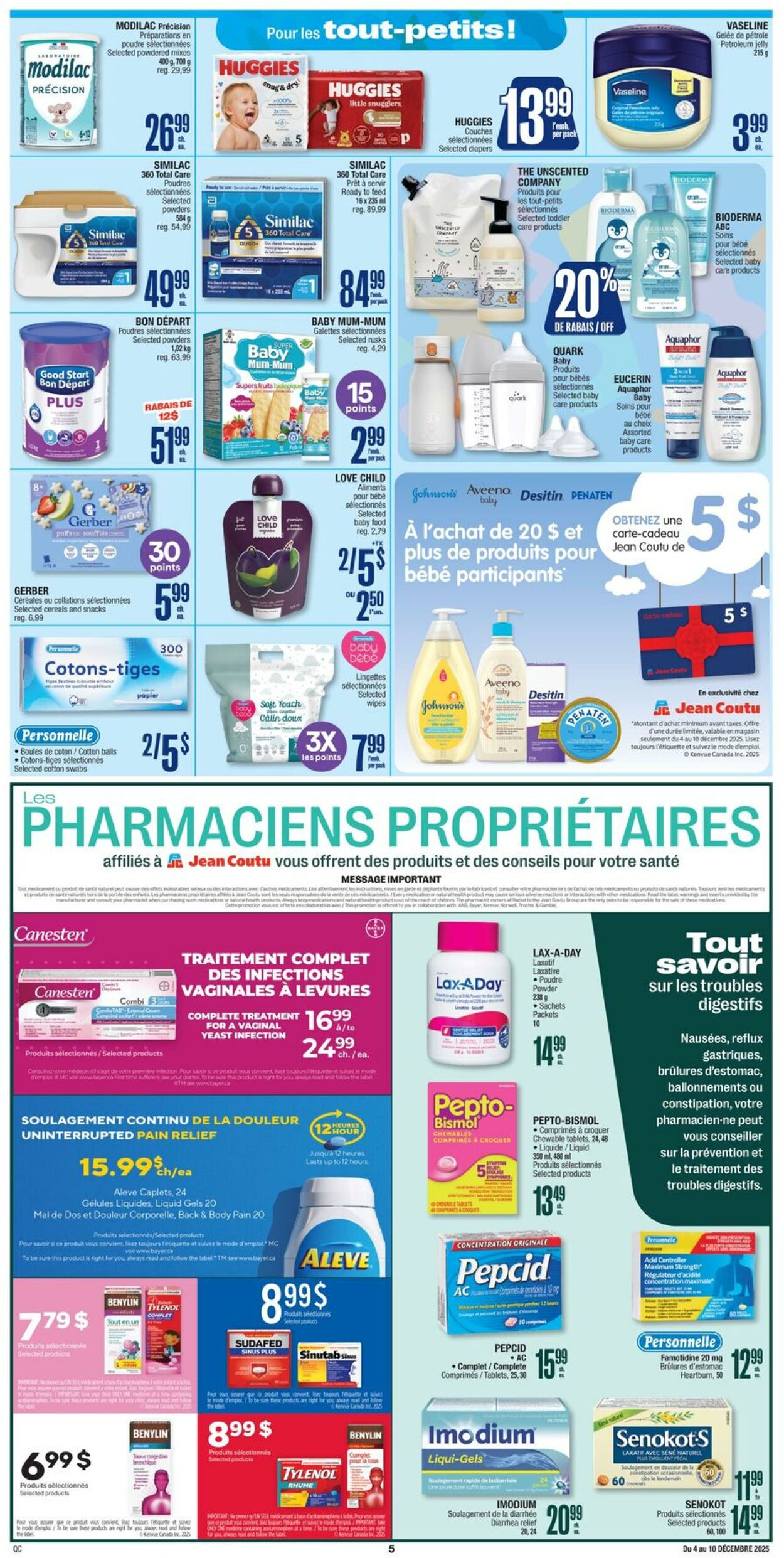 Flyer Jean Coutu 04.12.2025 - 10.12.2025