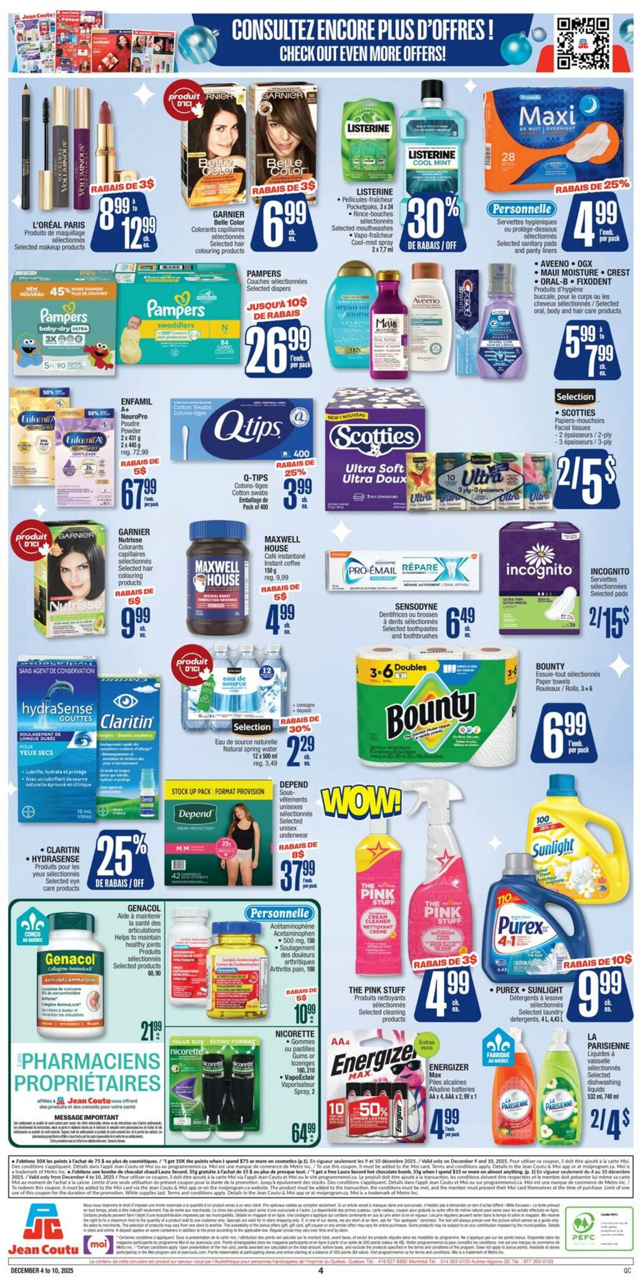 Flyer Jean Coutu 04.12.2025 - 10.12.2025