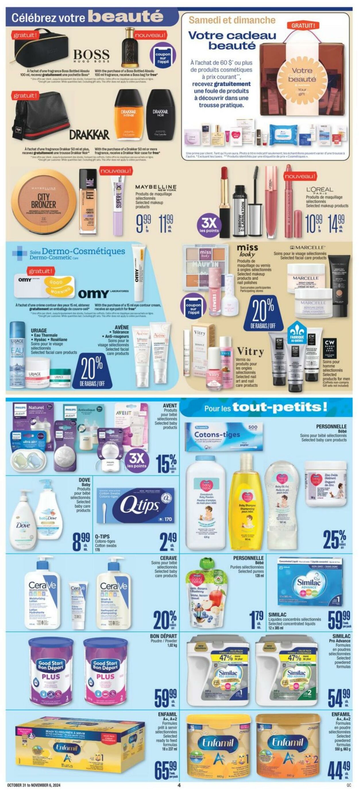 Flyer Jean Coutu 31.10.2024 - 06.11.2024