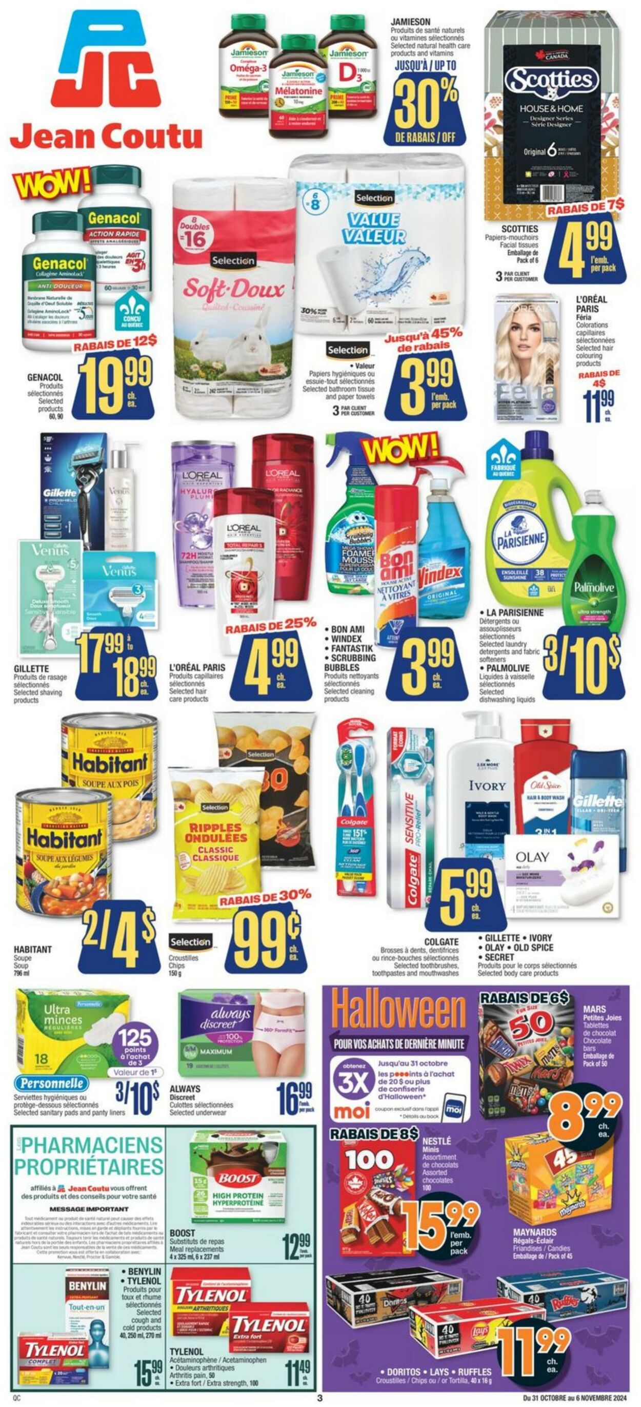 Flyer Jean Coutu 31.10.2024 - 06.11.2024