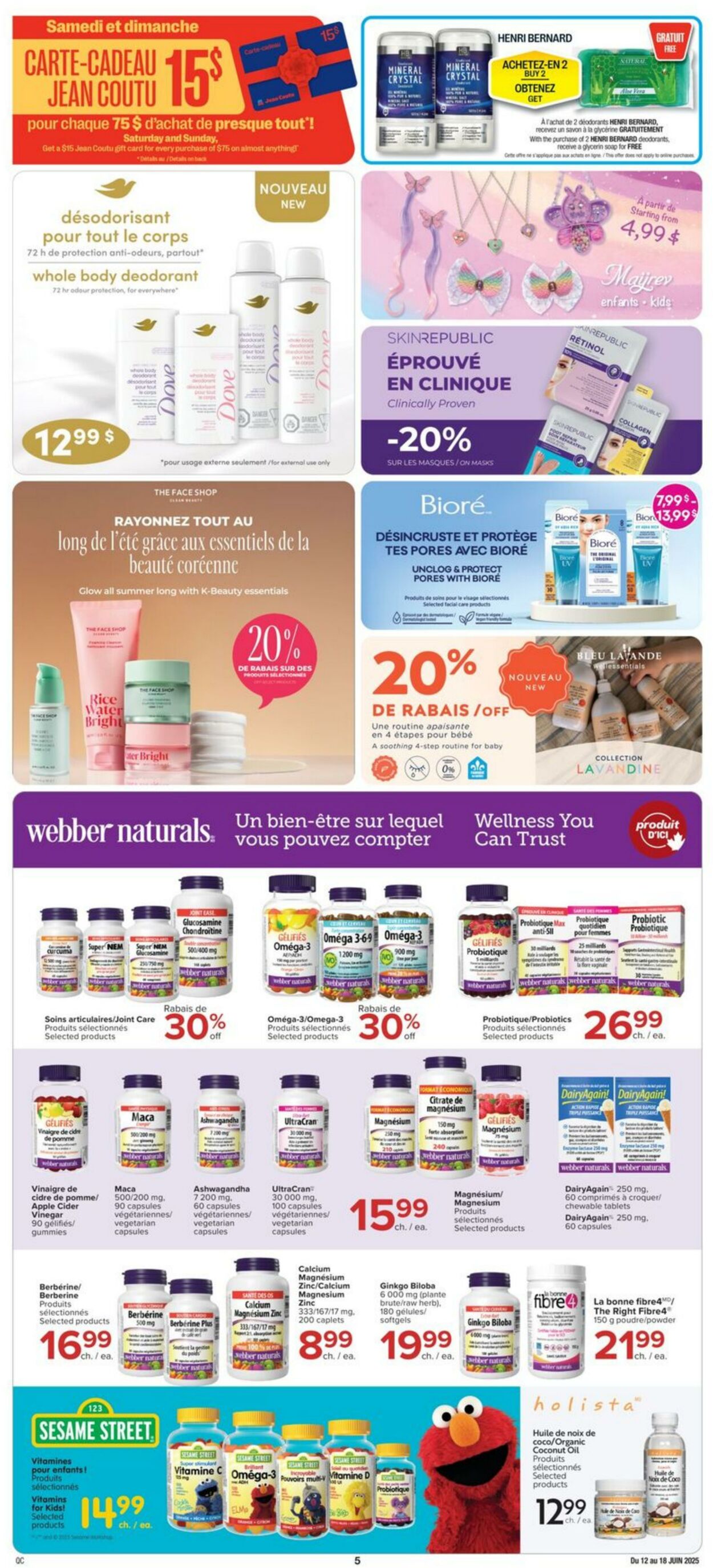 Flyer Jean Coutu 12.06.2025 - 18.06.2025