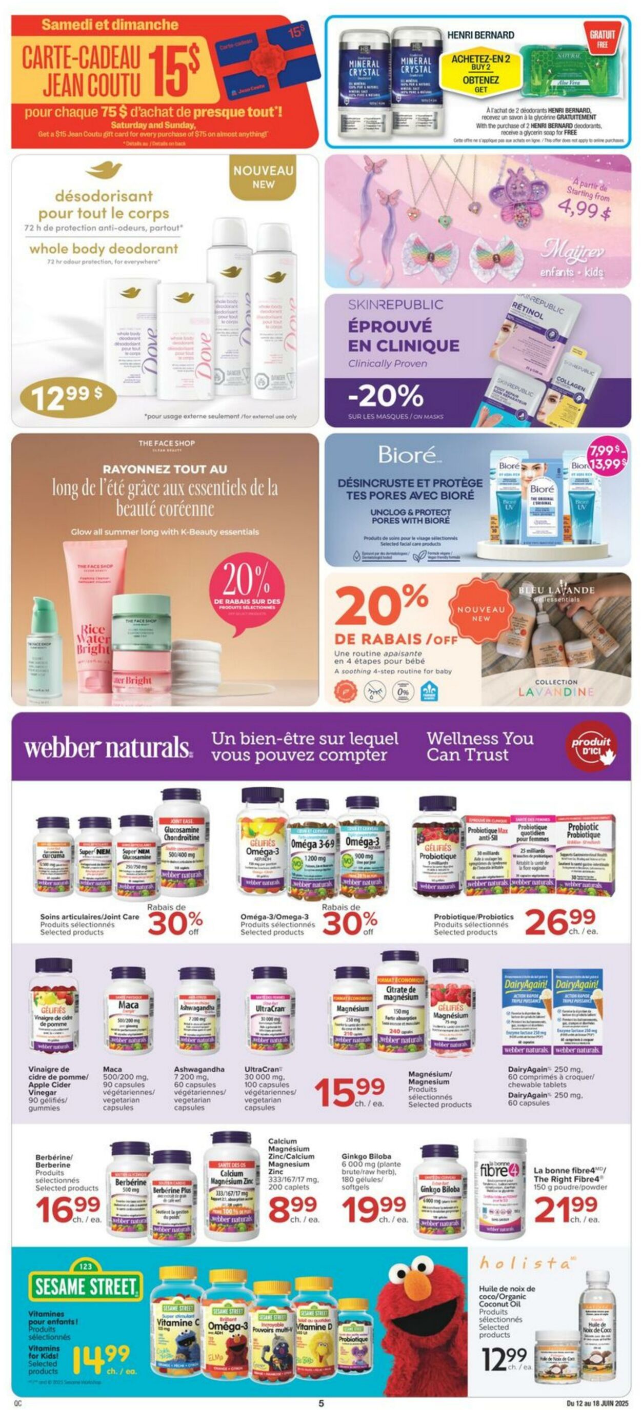 Flyer Jean Coutu 12.06.2025 - 18.06.2025