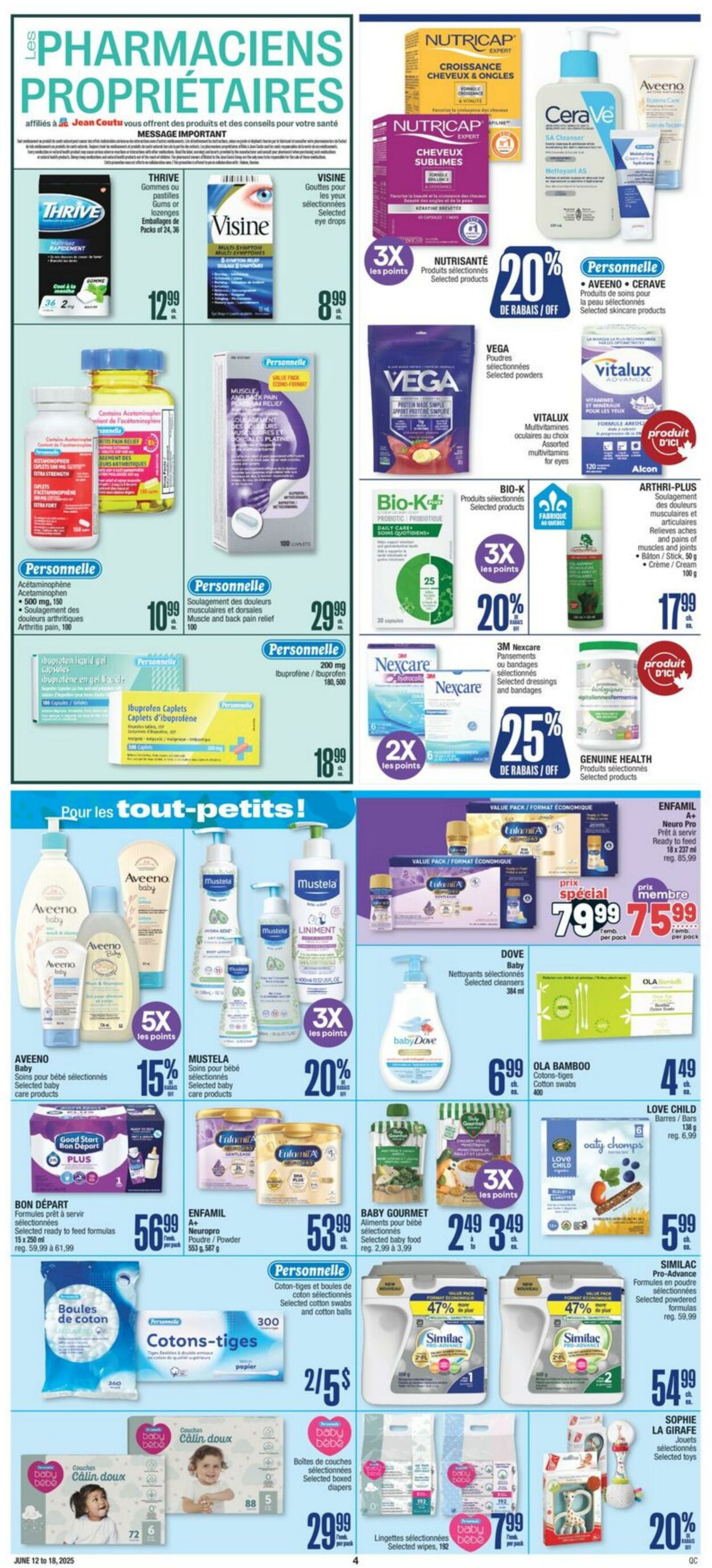 Flyer Jean Coutu 12.06.2025 - 18.06.2025