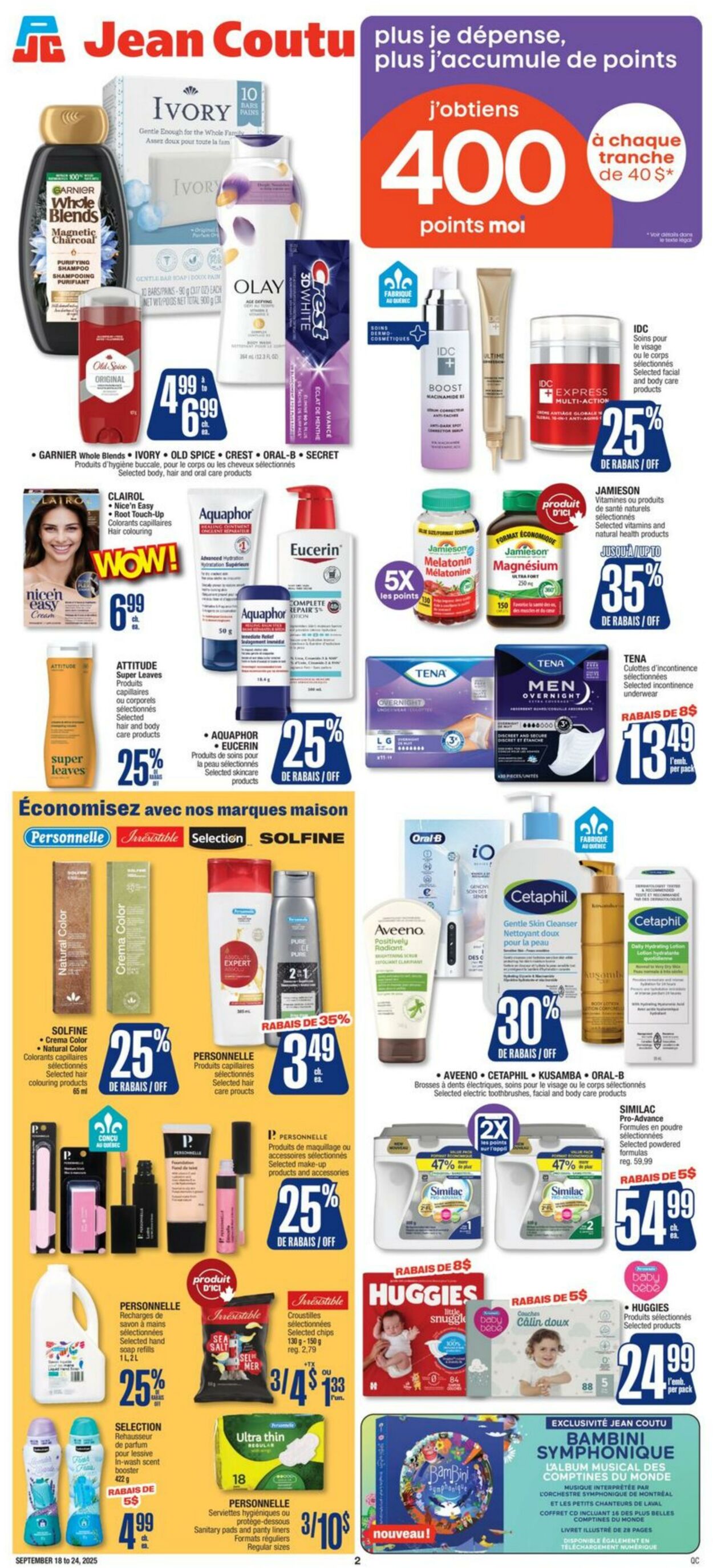 Flyer Jean Coutu 18.09.2025 - 24.09.2025