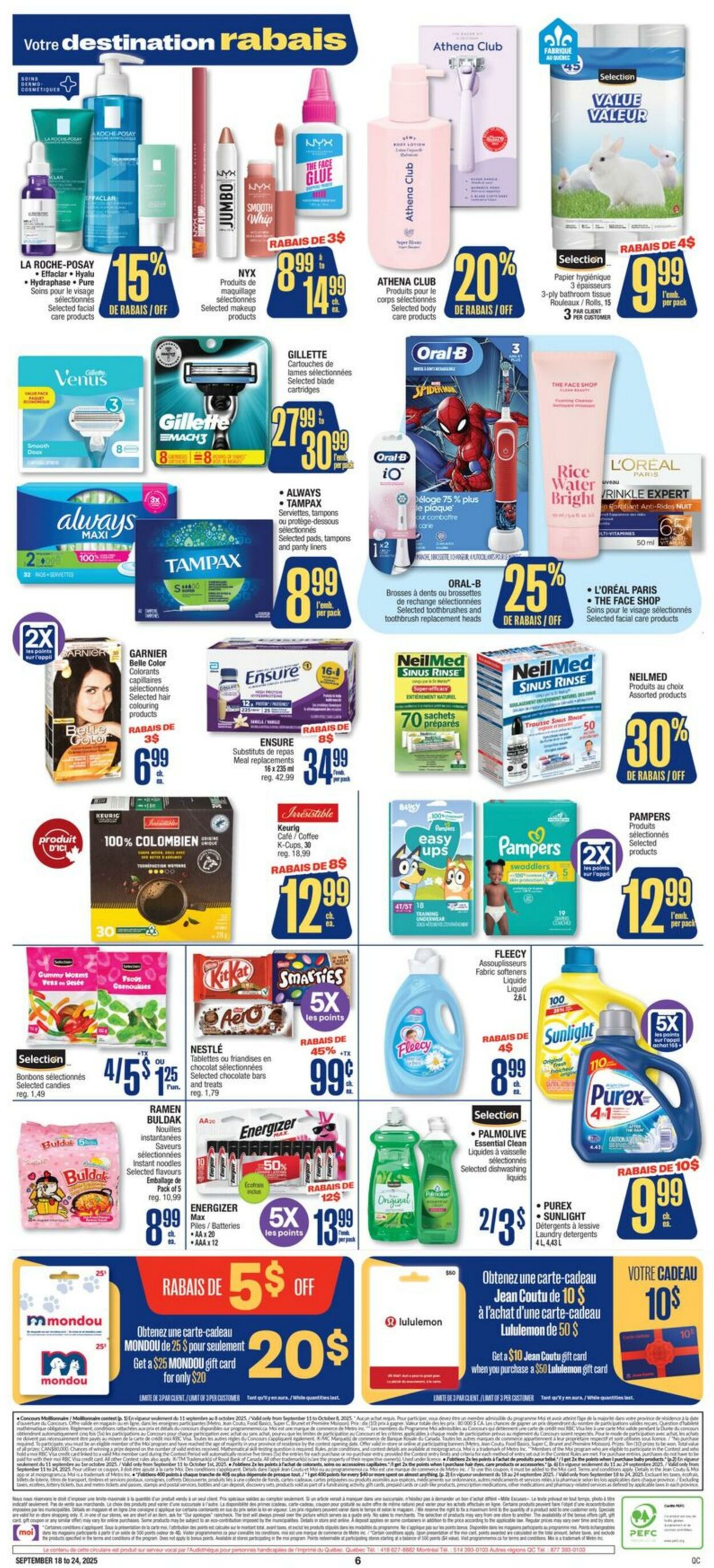 Flyer Jean Coutu 18.09.2025 - 24.09.2025