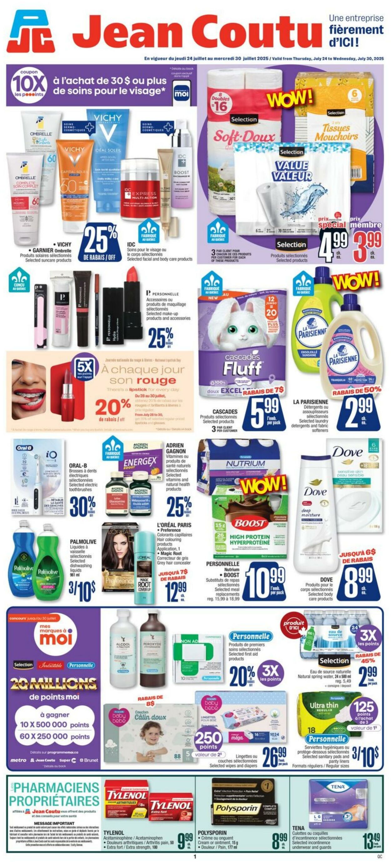 Flyer Jean Coutu 24.07.2025 - 30.07.2025