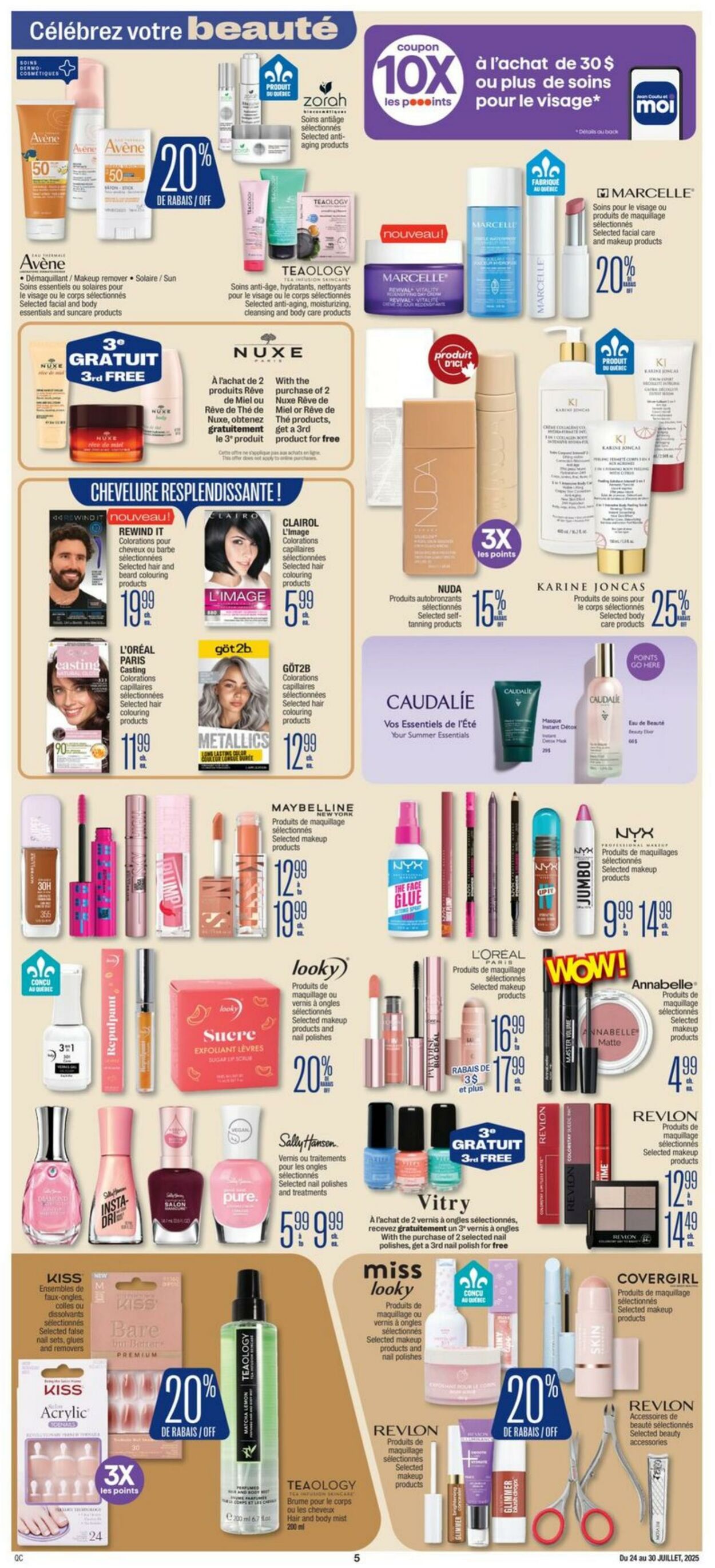 Flyer Jean Coutu 24.07.2025 - 30.07.2025