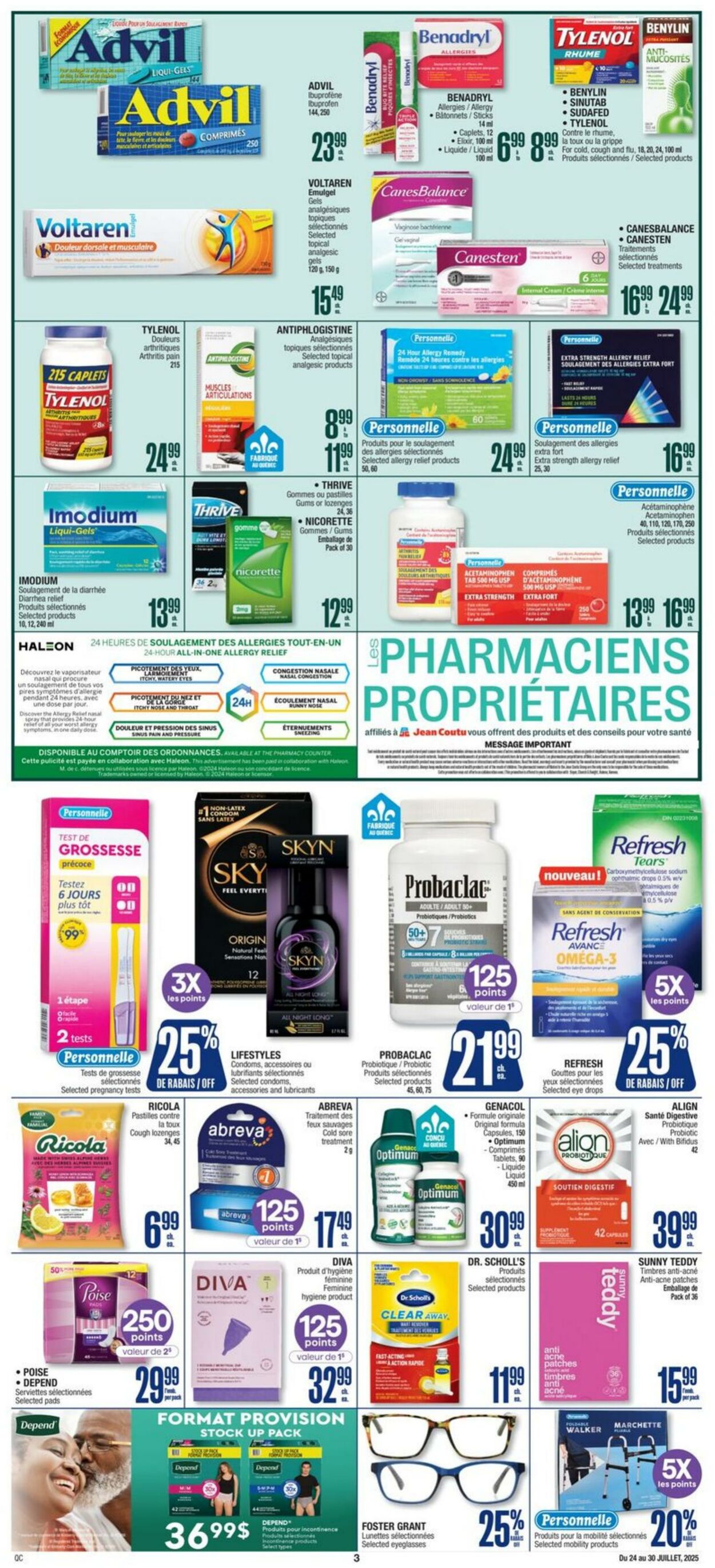 Flyer Jean Coutu 24.07.2025 - 30.07.2025