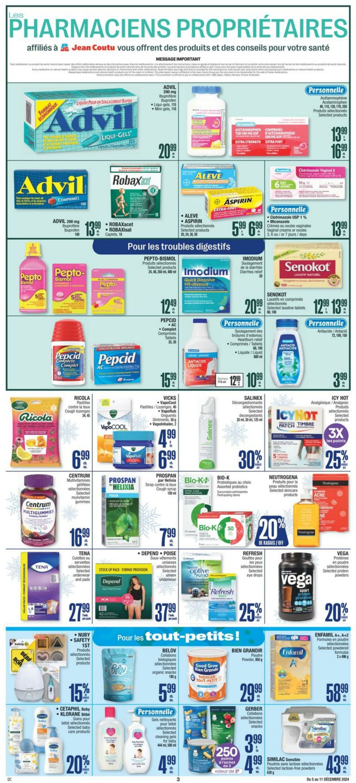 Flyer Jean Coutu 05.12.2024 - 11.12.2024