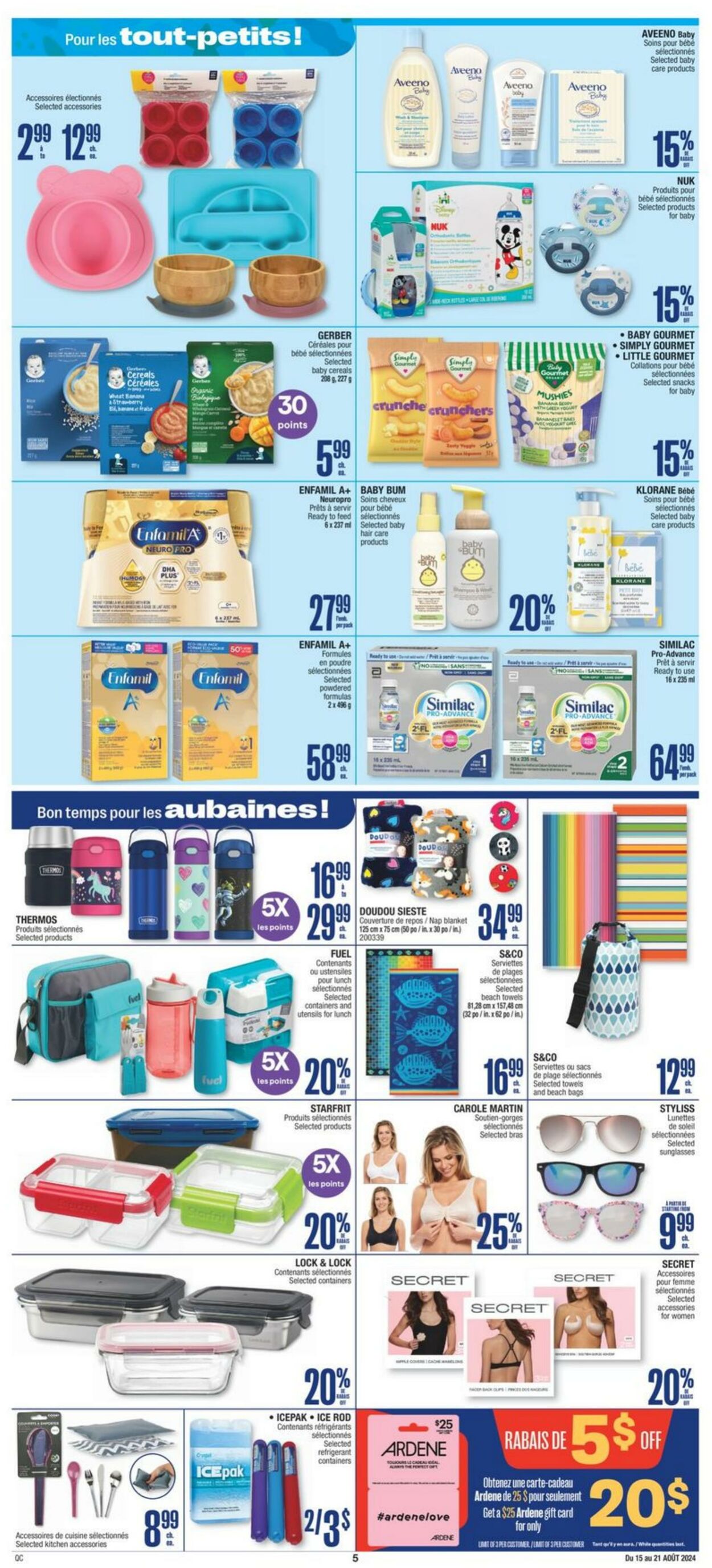 Flyer Jean Coutu 15.08.2024 - 21.08.2024