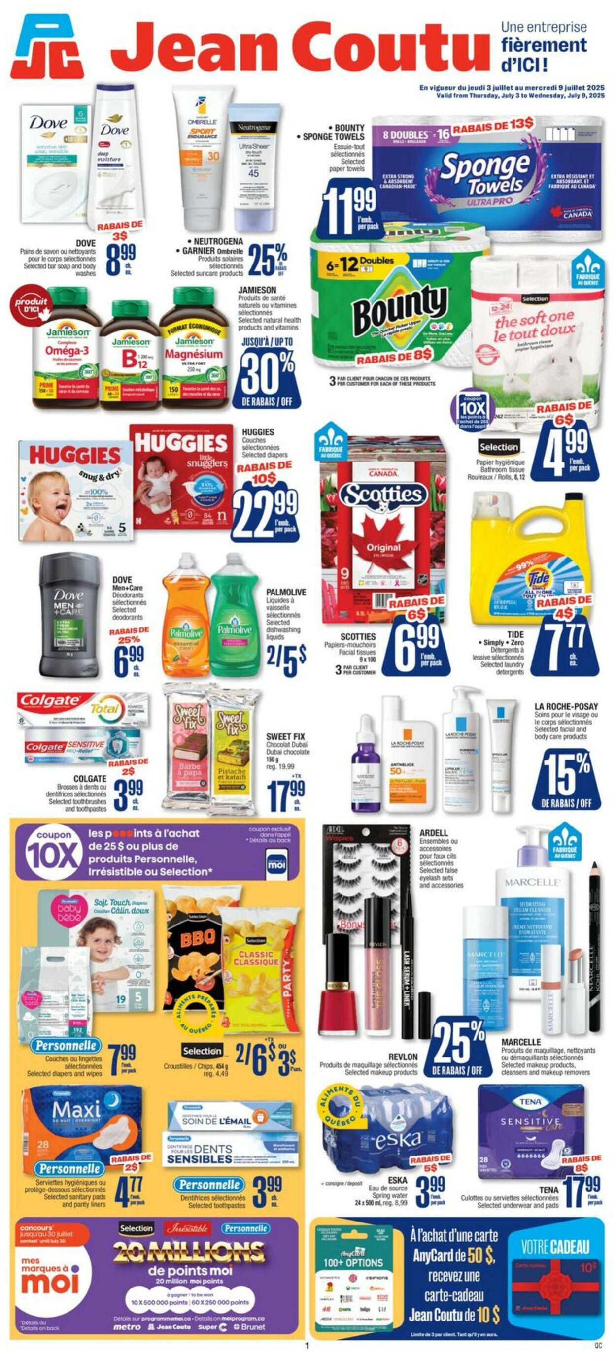 Flyer Jean Coutu 03.07.2025 - 09.07.2025