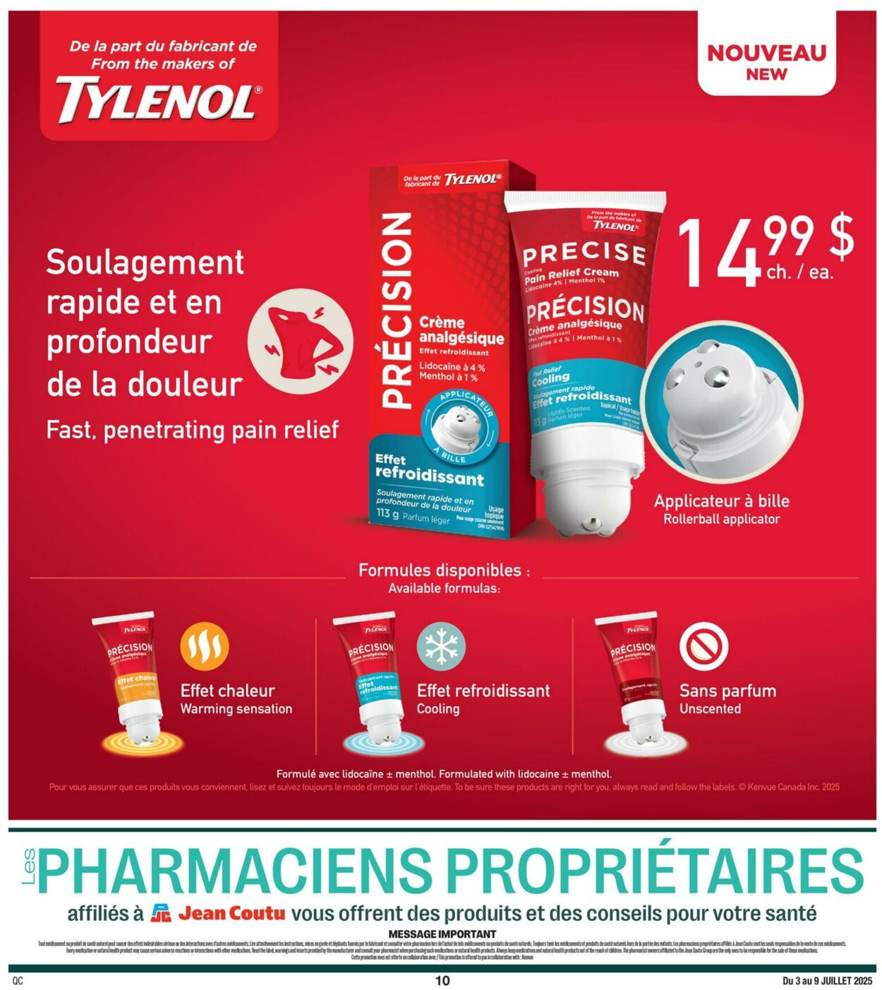 Flyer Jean Coutu 03.07.2025 - 09.07.2025