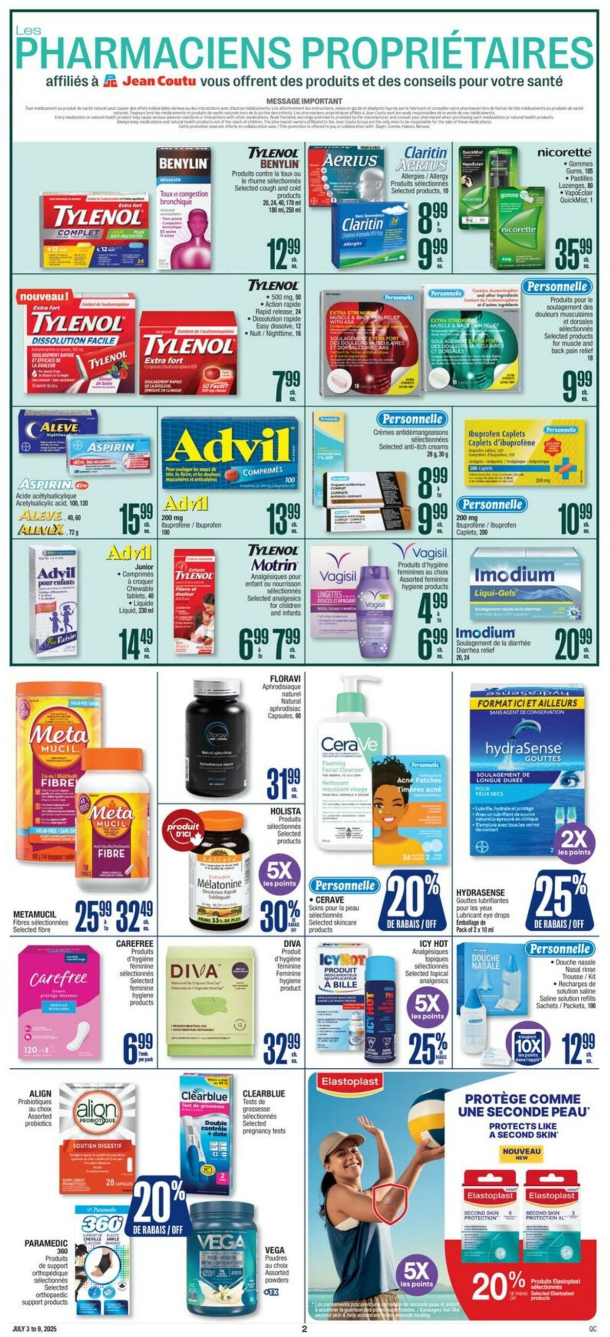 Flyer Jean Coutu 03.07.2025 - 09.07.2025