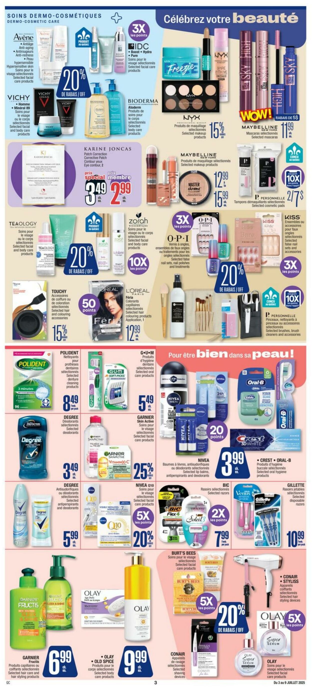 Flyer Jean Coutu 03.07.2025 - 09.07.2025