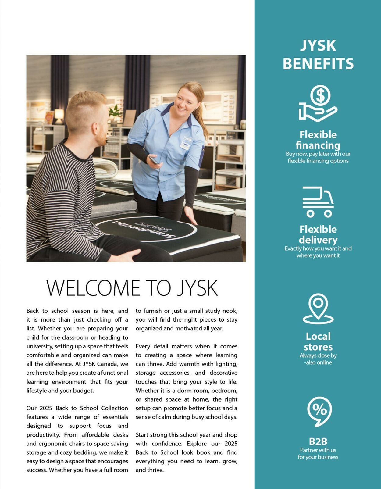 Flyer JYSK 14.08.2025 - 14.09.2025