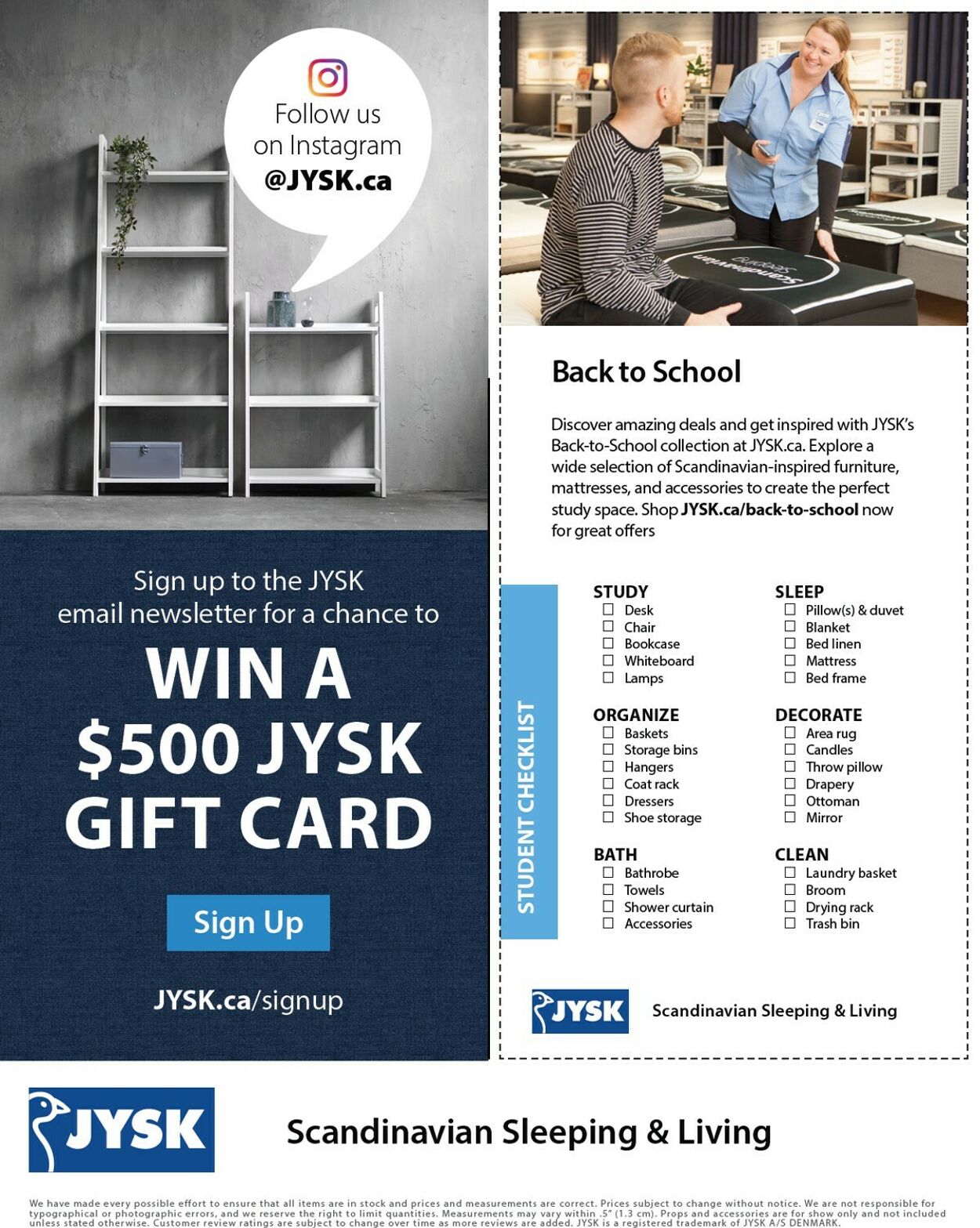 Flyer JYSK 14.08.2025 - 14.09.2025