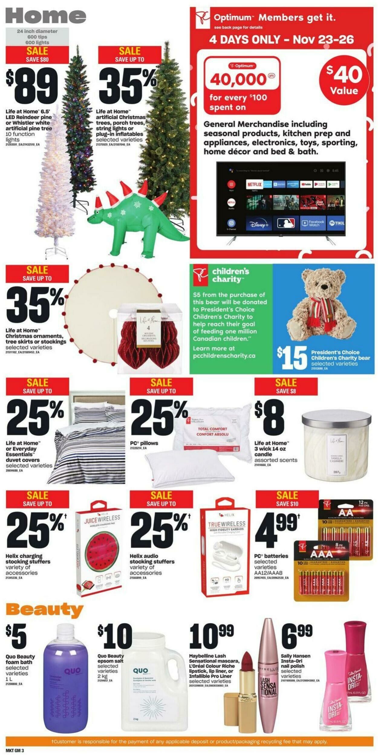 Flyer Loblaws 23.11.2023 - 29.11.2023