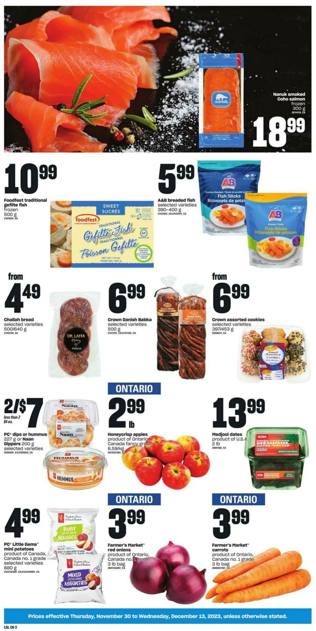 Flyer Loblaws 30.11.2023 - 13.12.2023