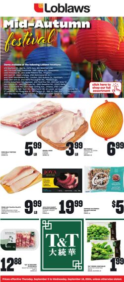 Flyer Loblaws 17.11.2022 - 23.11.2022