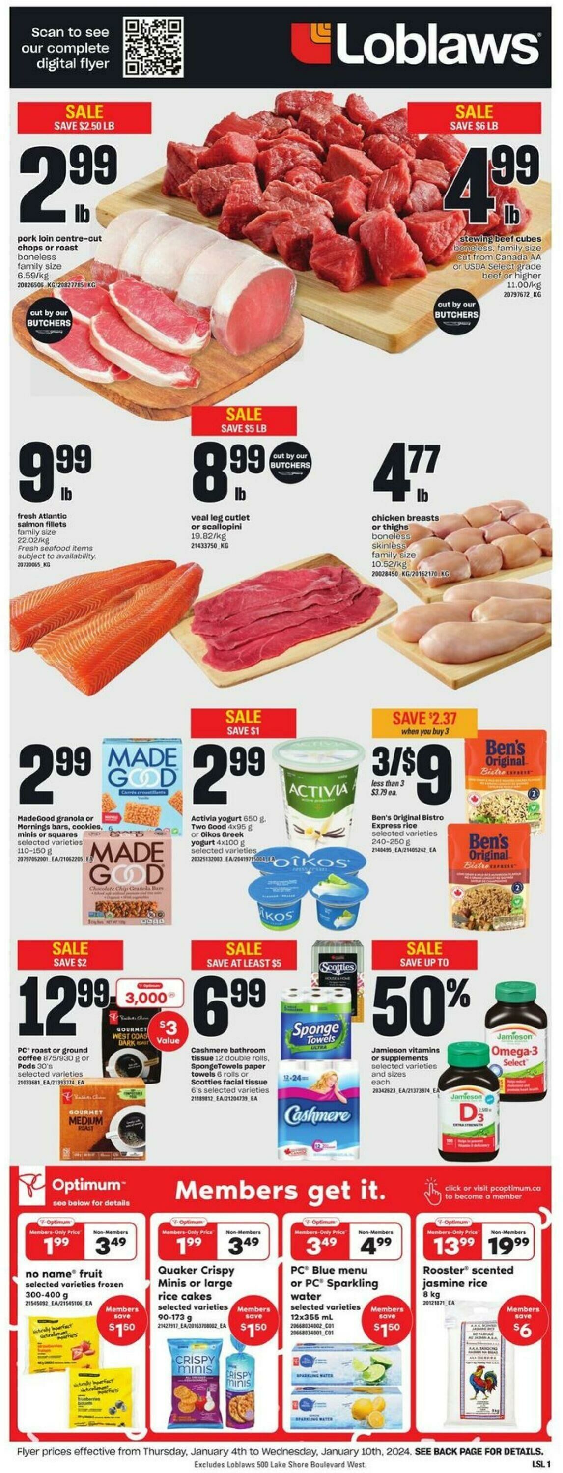 Flyer Loblaws 04.01.2024 - 10.01.2024