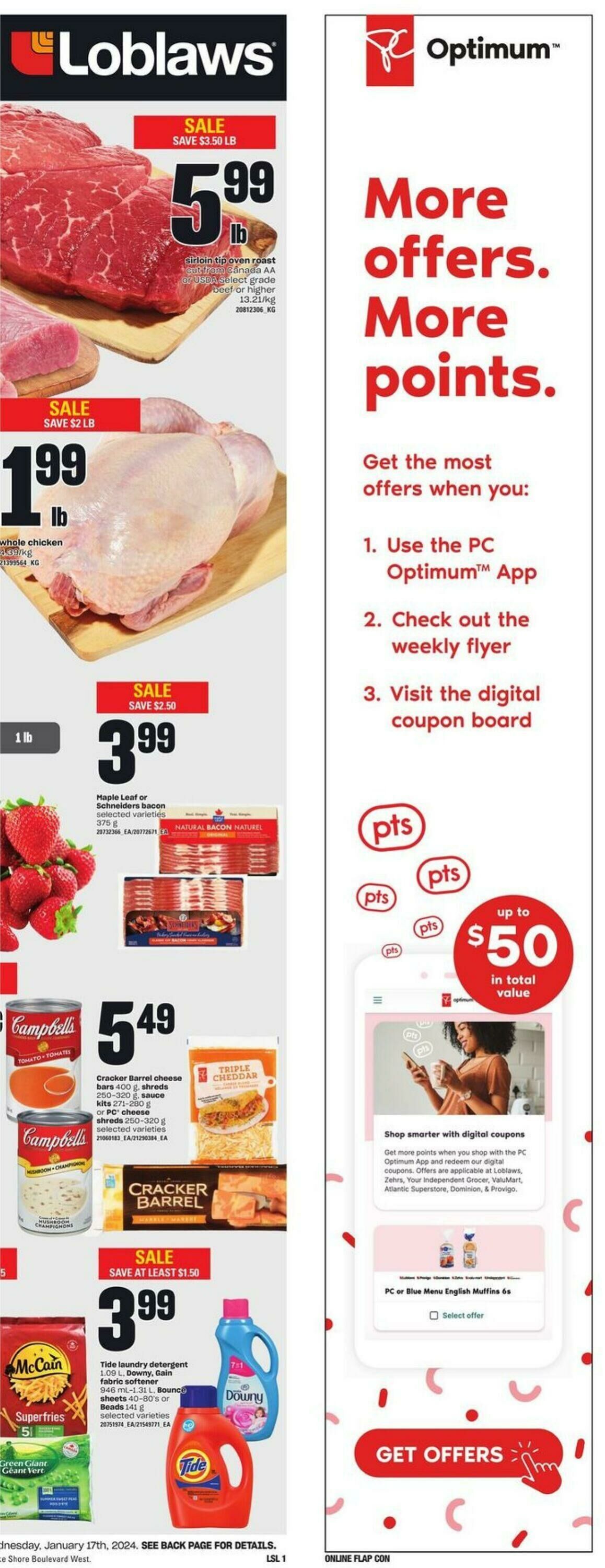 Flyer Loblaws 11.01.2024 - 17.01.2024