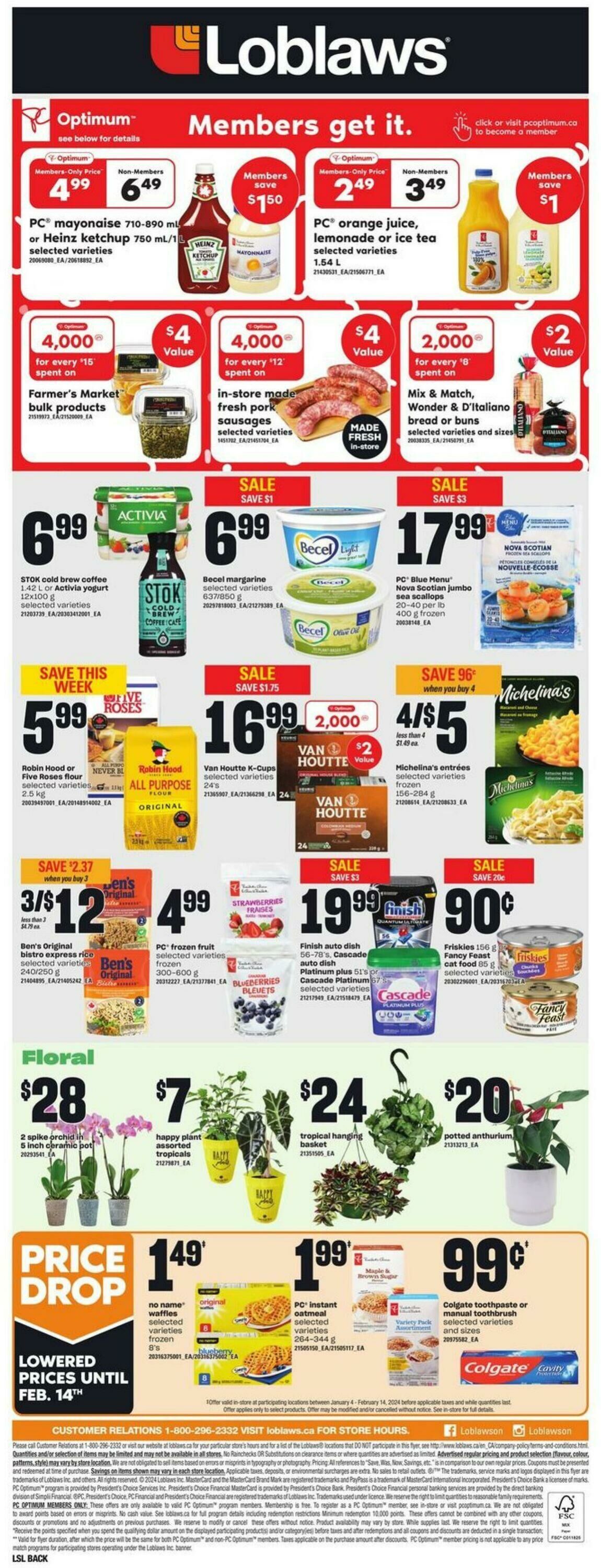 Flyer Loblaws 11.01.2024 - 17.01.2024