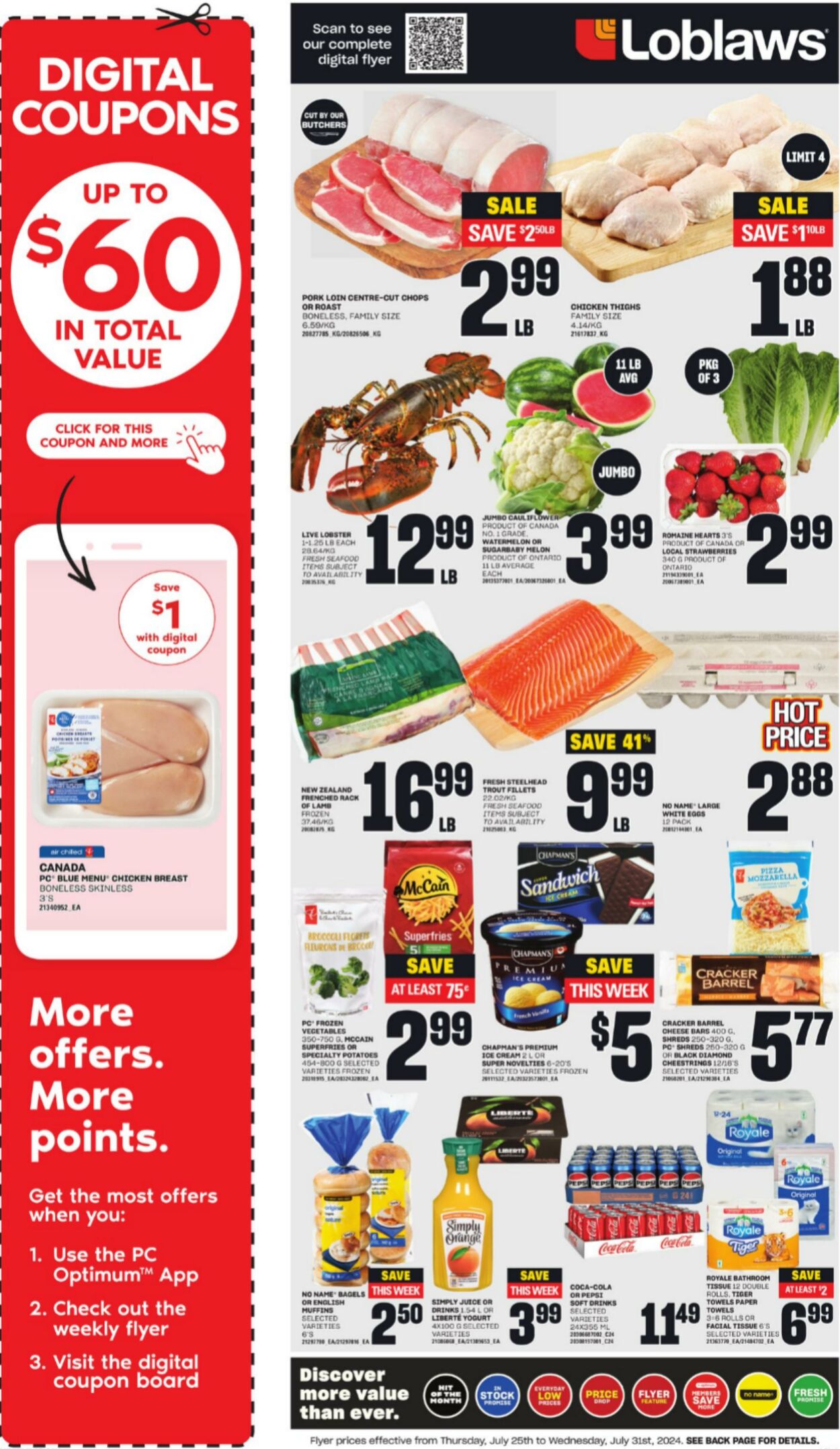 Flyer Loblaws 25.07.2024 - 31.07.2024