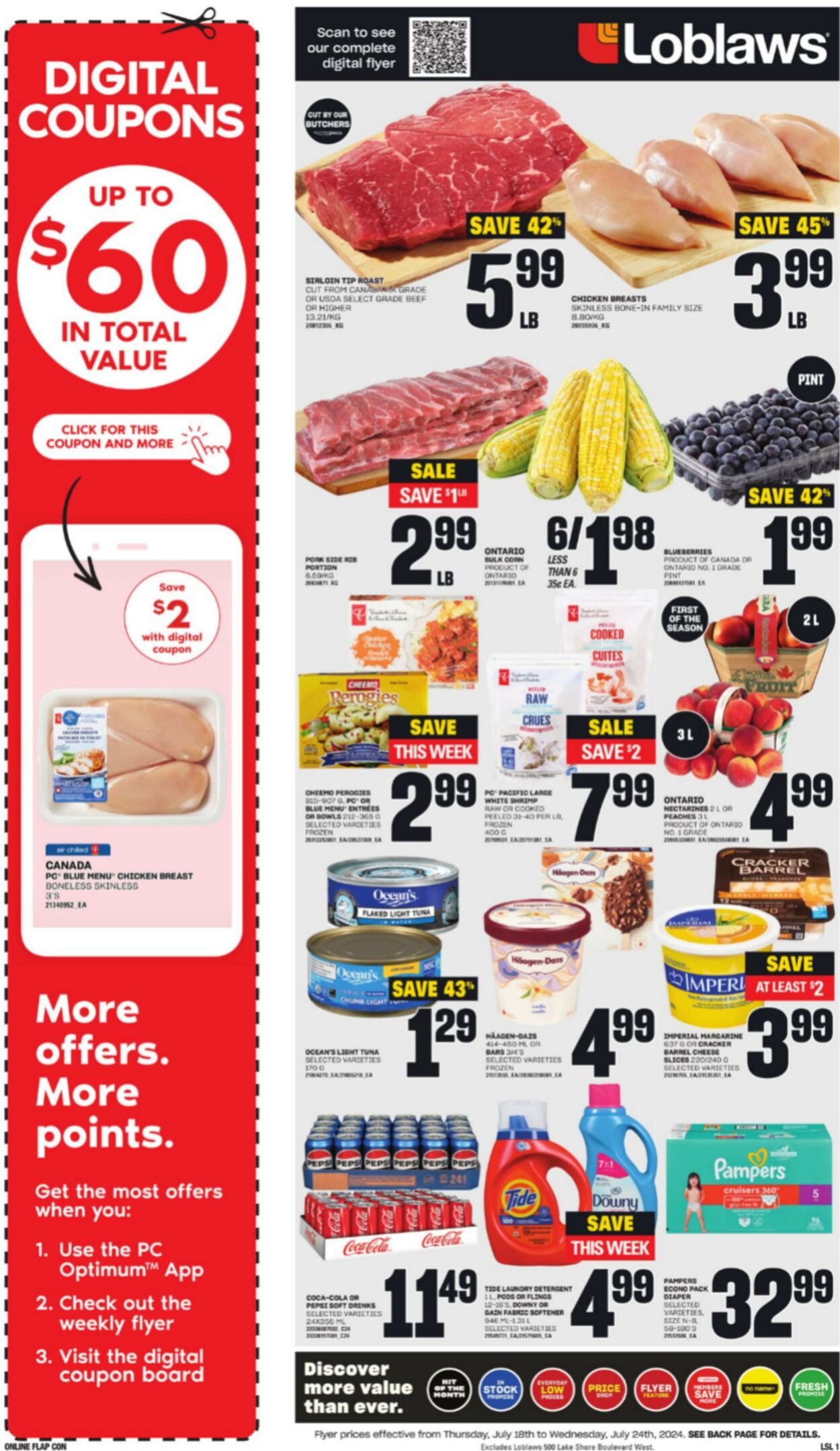 Flyer Loblaws 18.07.2024 - 25.07.2024