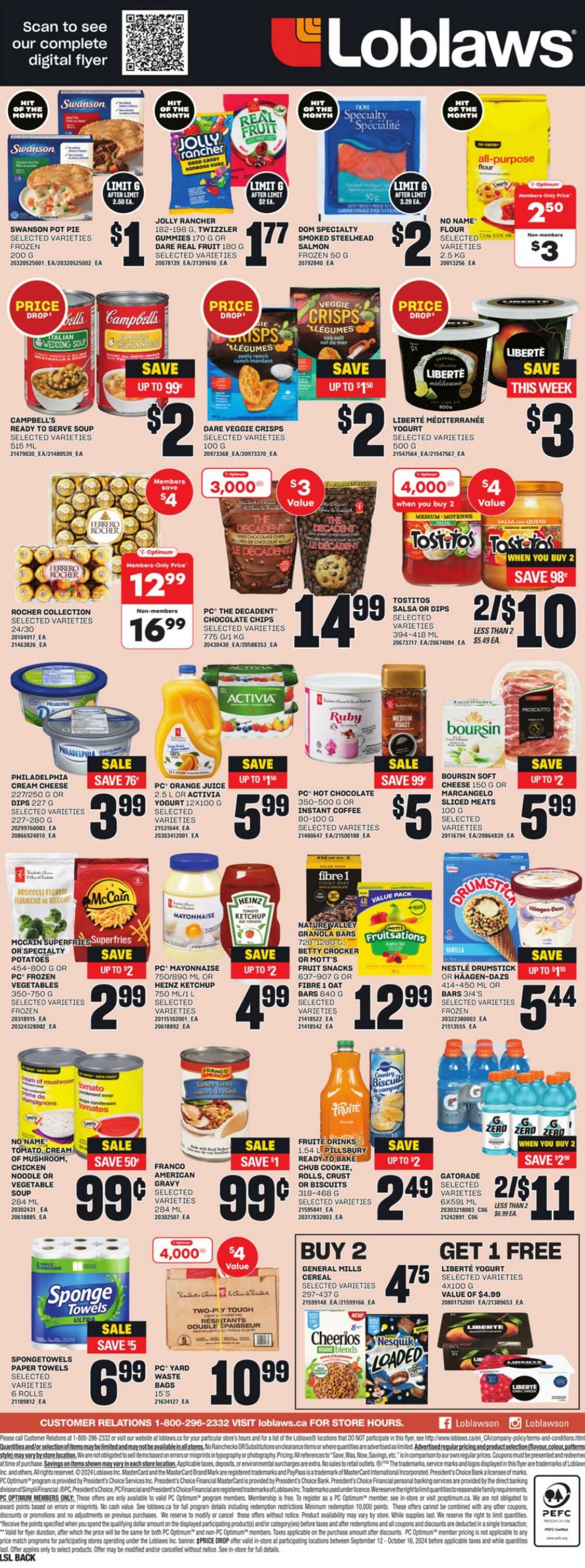 Flyer Loblaws 10.10.2024 - 16.10.2024