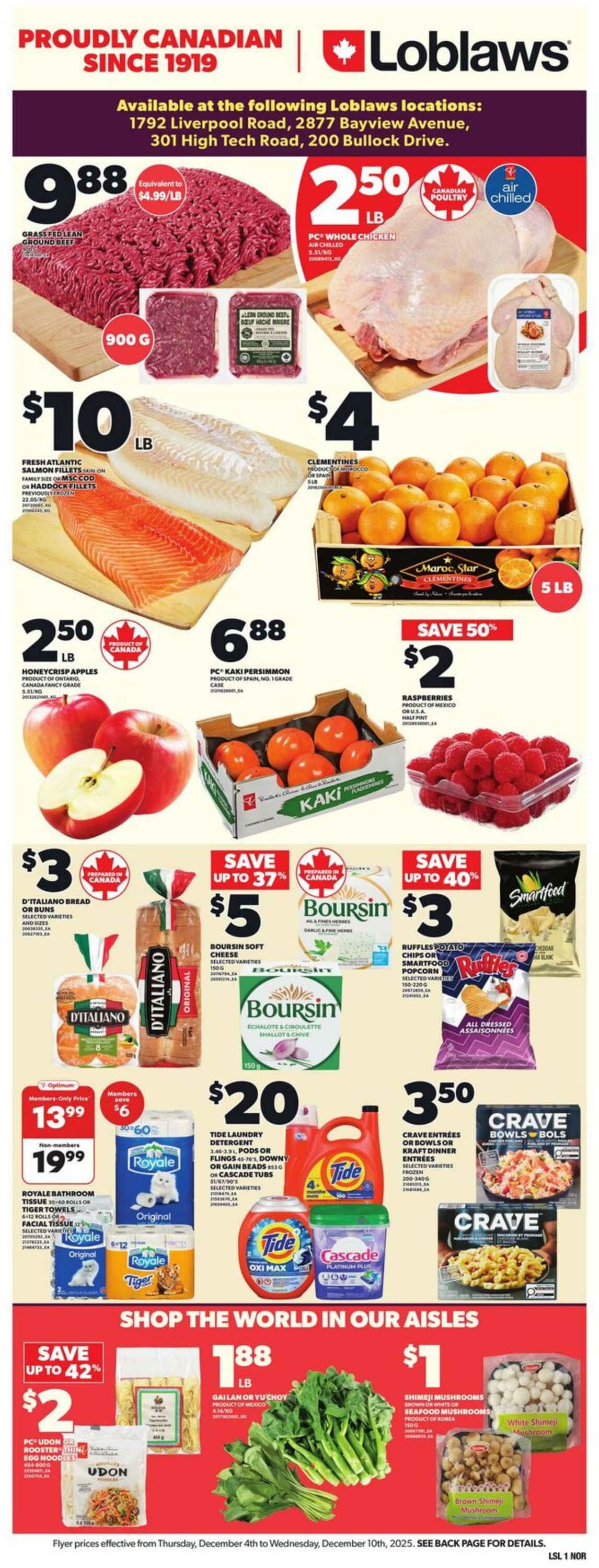 Flyer Loblaws 04.12.2025 - 10.12.2025