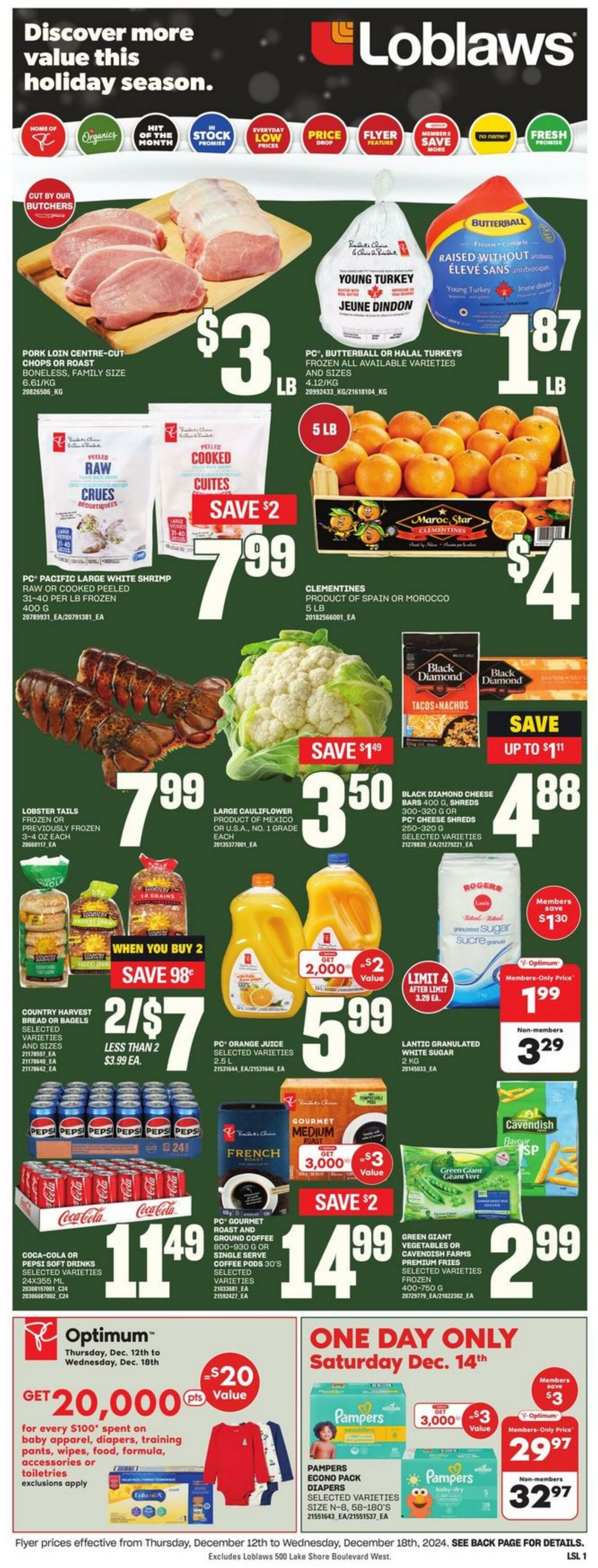 Flyer Loblaws 12.12.2024 - 18.12.2024