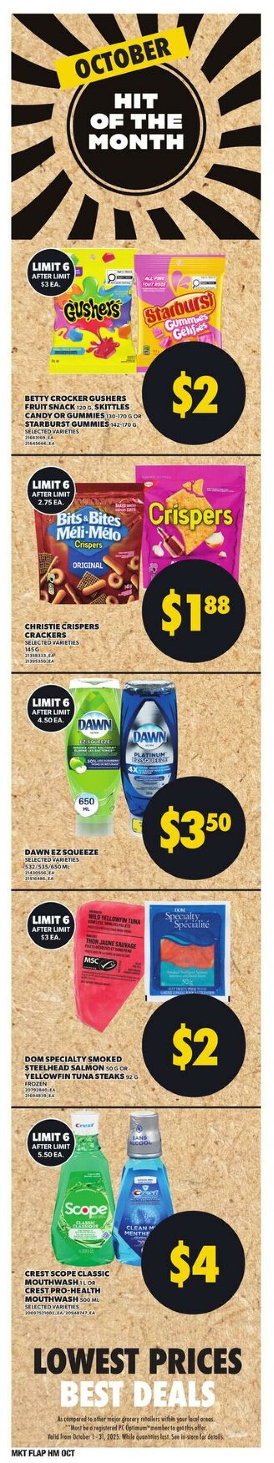 Flyer Loblaws 16.10.2025 - 22.10.2025