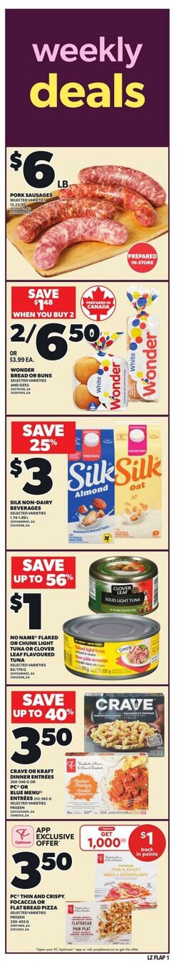 Flyer Loblaws 16.10.2025 - 22.10.2025