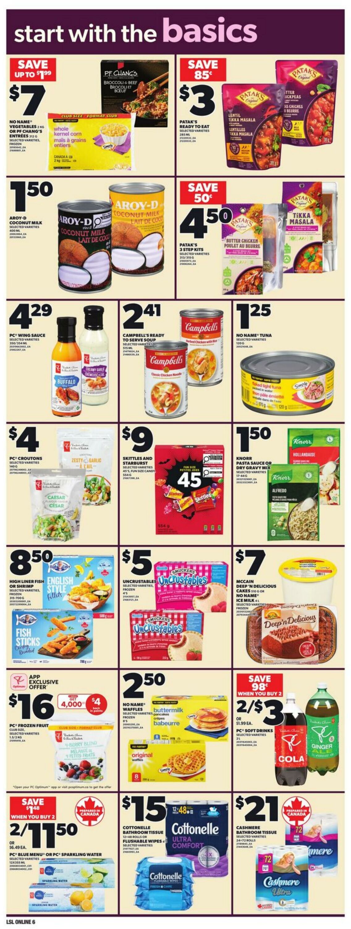 Flyer Loblaws 25.09.2025 - 01.10.2025
