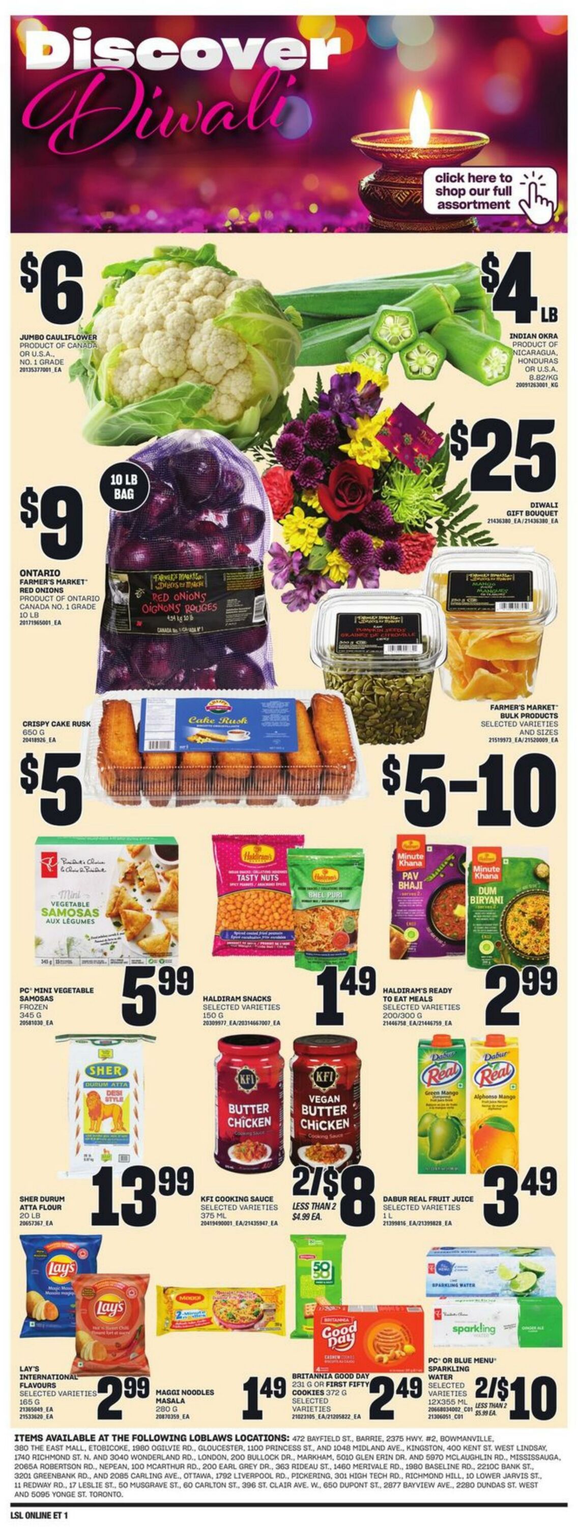 Flyer Loblaws 24.10.2024 - 30.10.2024