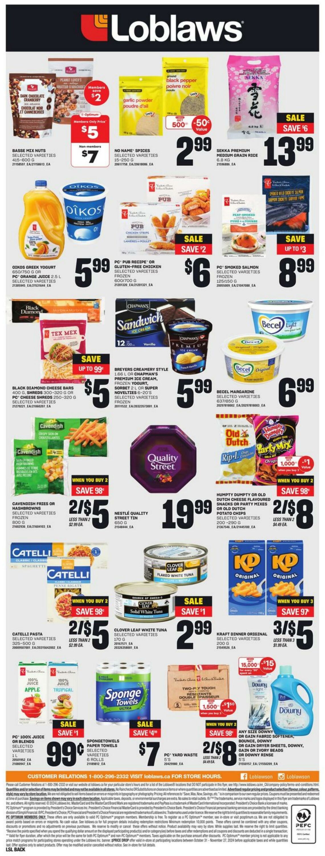 Flyer Loblaws 14.11.2024 - 20.11.2024