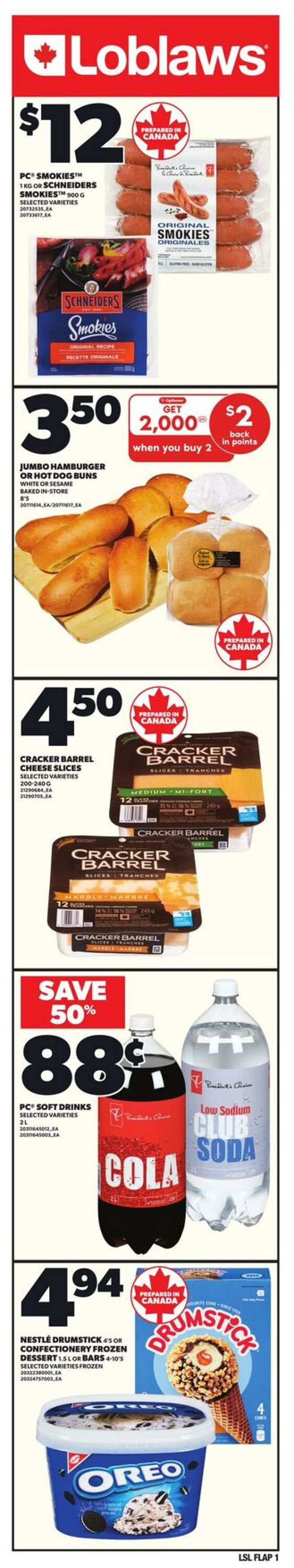 Flyer Loblaws 14.08.2025 - 20.08.2025