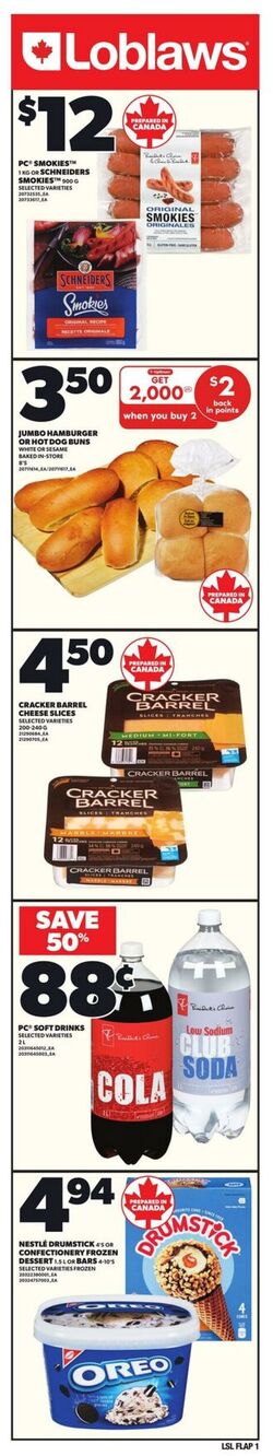 Flyer Loblaws 14.08.2025 - 20.08.2025
