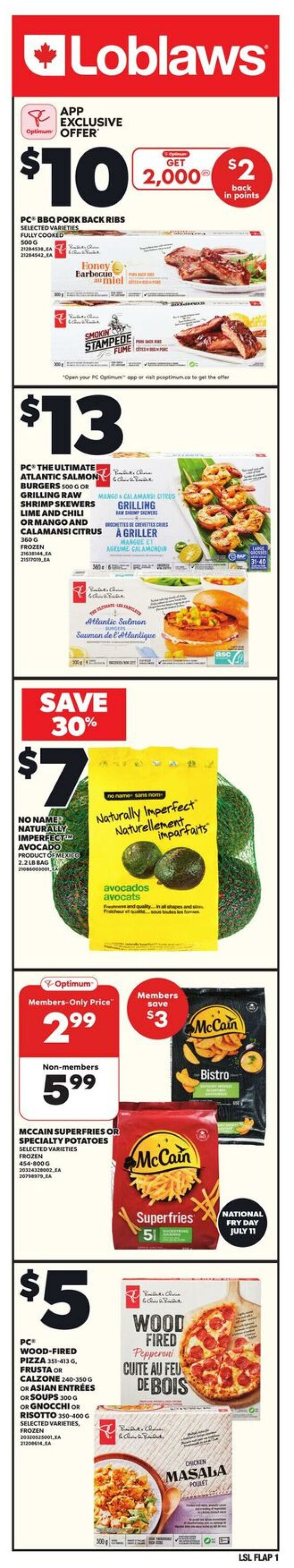 Flyer Loblaws 10.07.2025 - 16.07.2025