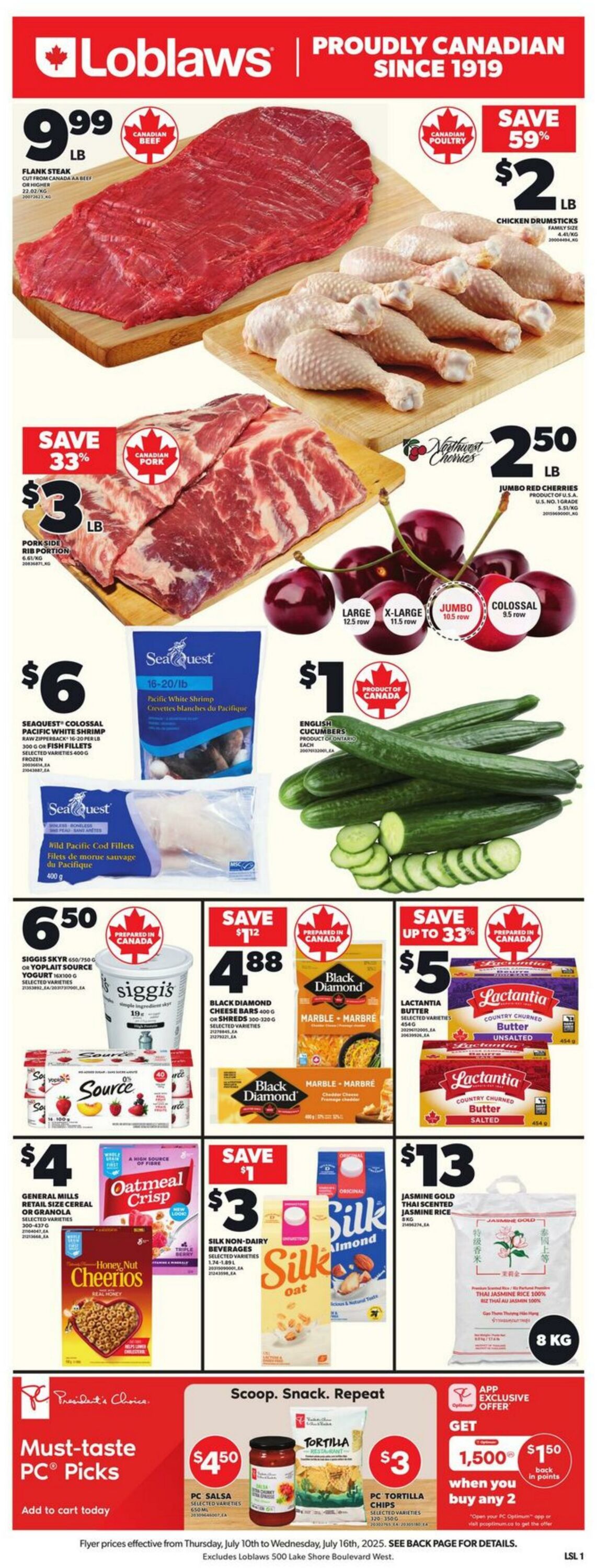 Flyer Loblaws 10.07.2025 - 16.07.2025