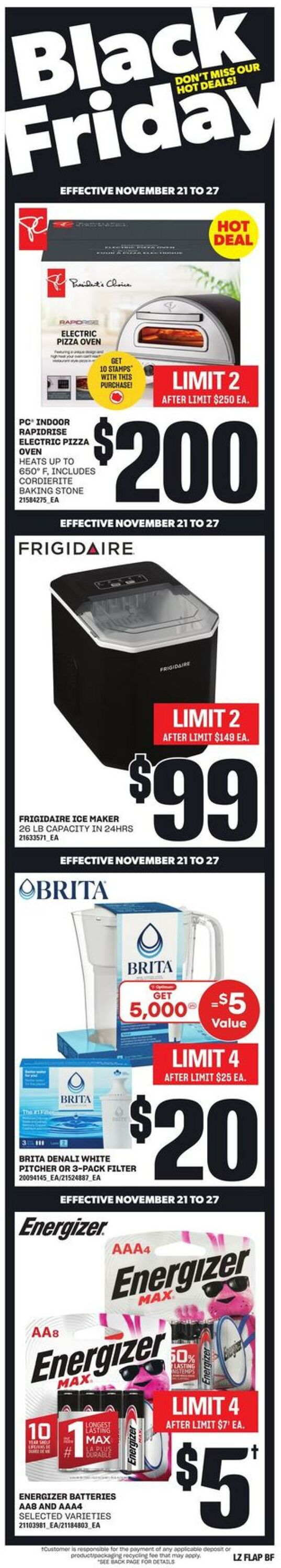 Flyer Loblaws 21.11.2024 - 27.11.2024