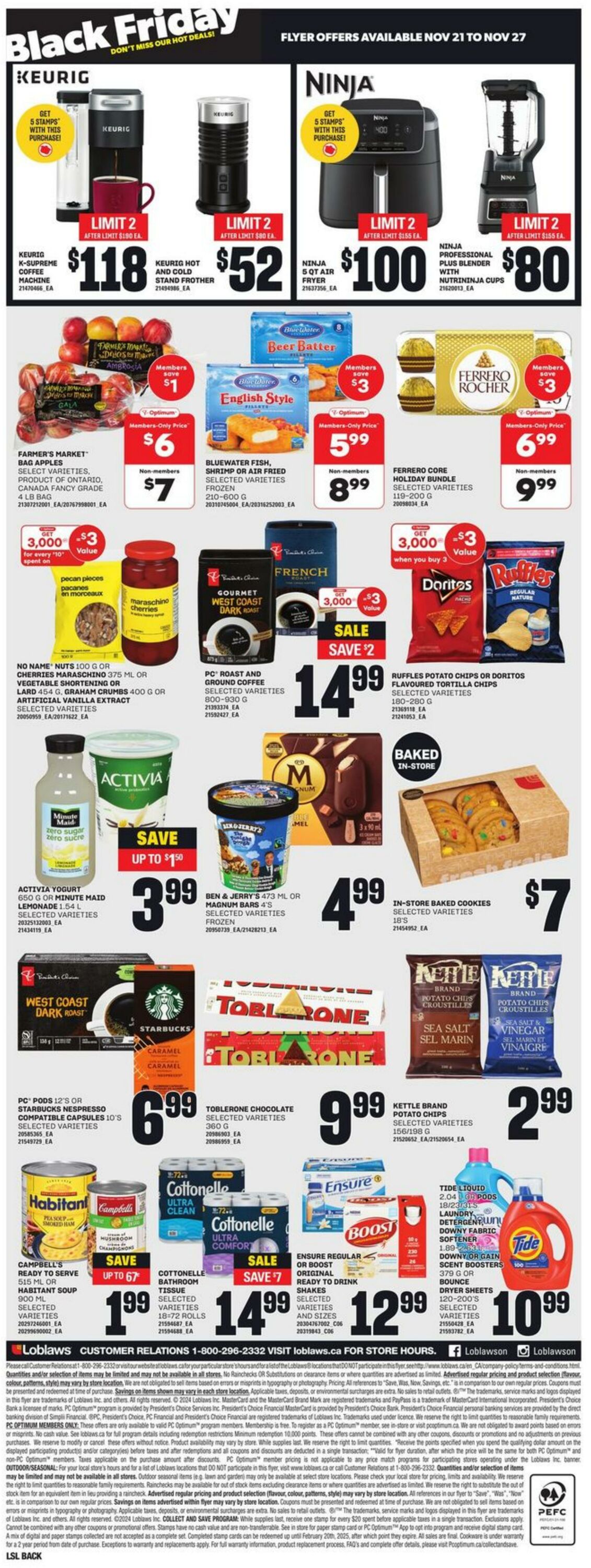 Flyer Loblaws 21.11.2024 - 27.11.2024