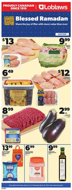 Flyer Loblaws 07.11.2024 - 13.11.2024