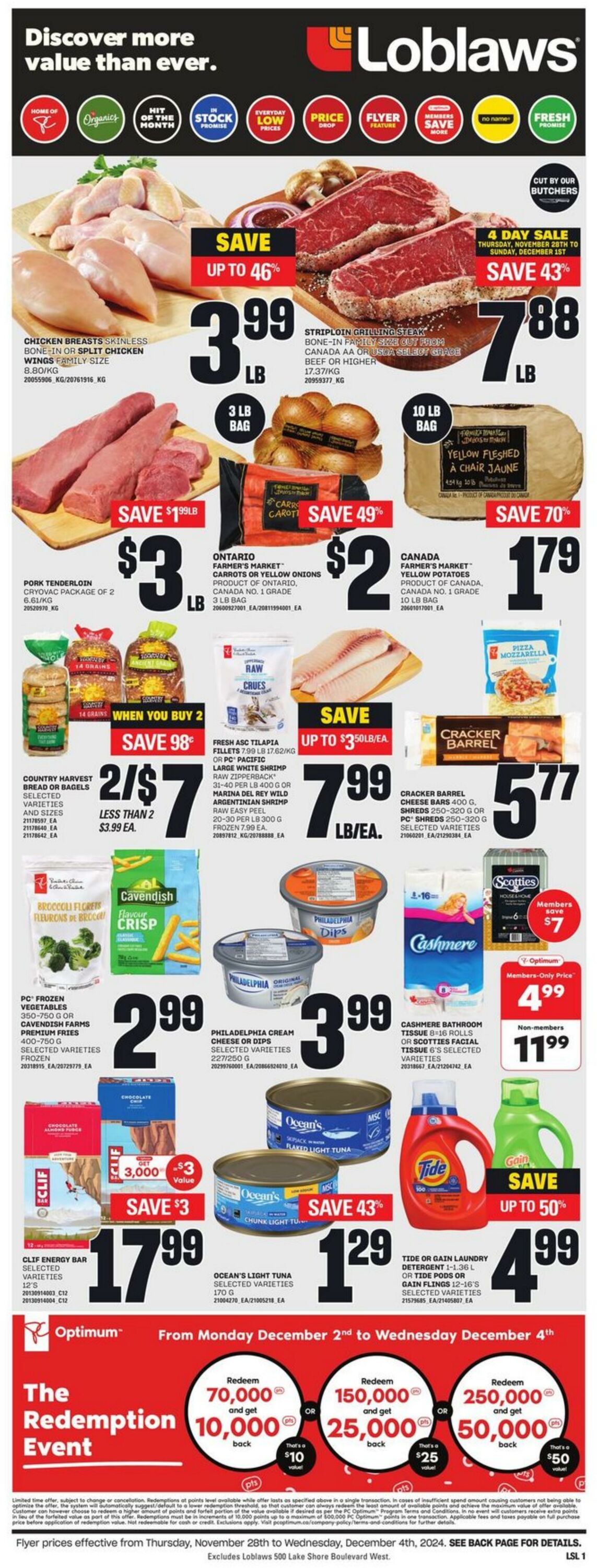 Flyer Loblaws 28.11.2024 - 04.12.2024