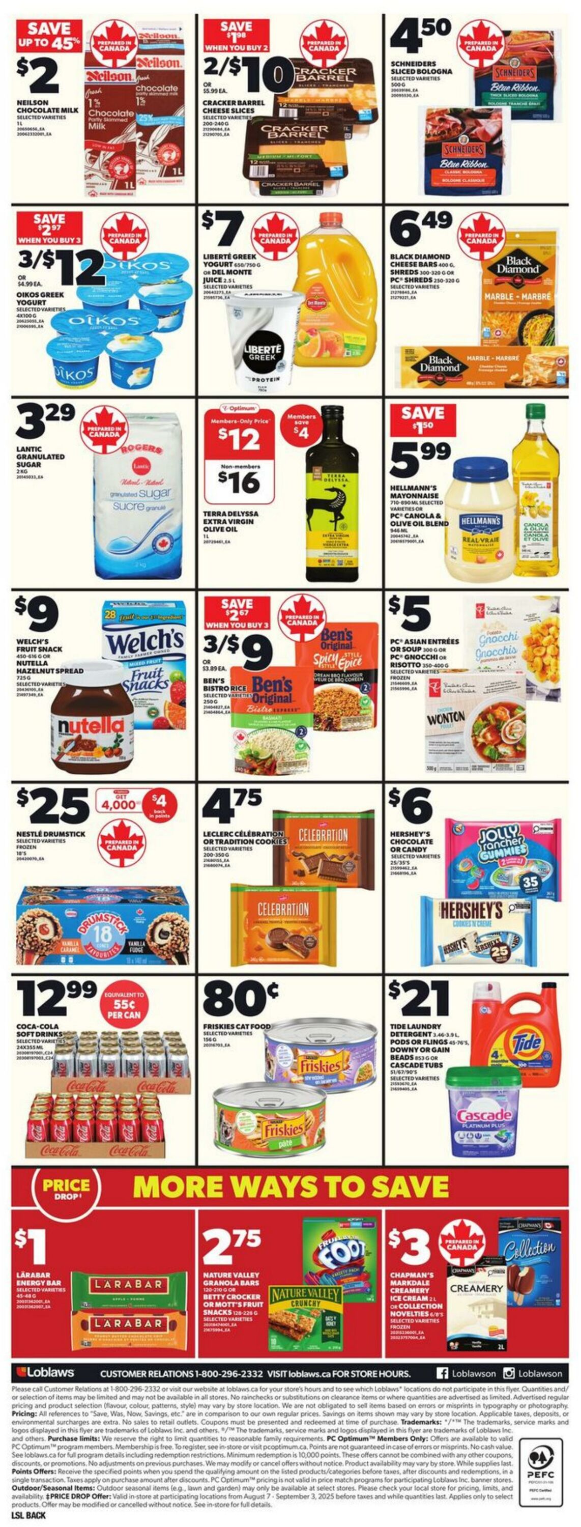 Flyer Loblaws 21.08.2025 - 27.08.2025