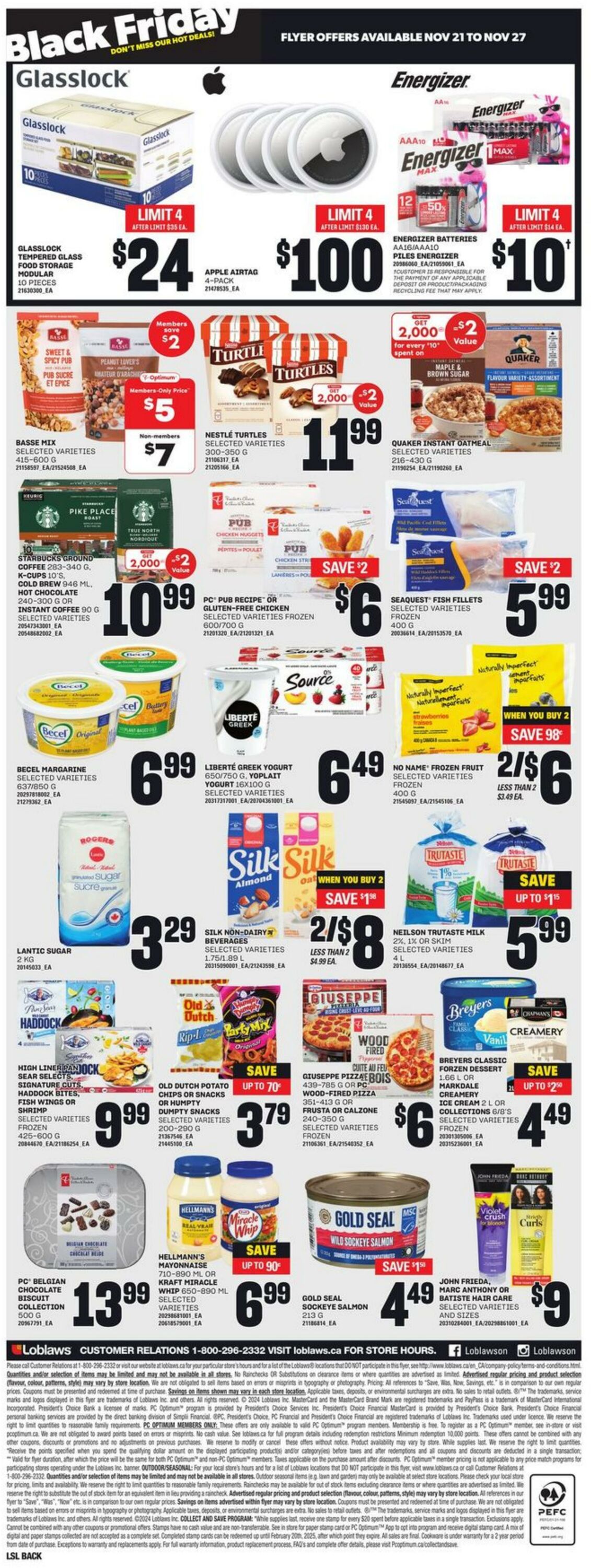 Flyer Loblaws 28.11.2024 - 04.12.2024