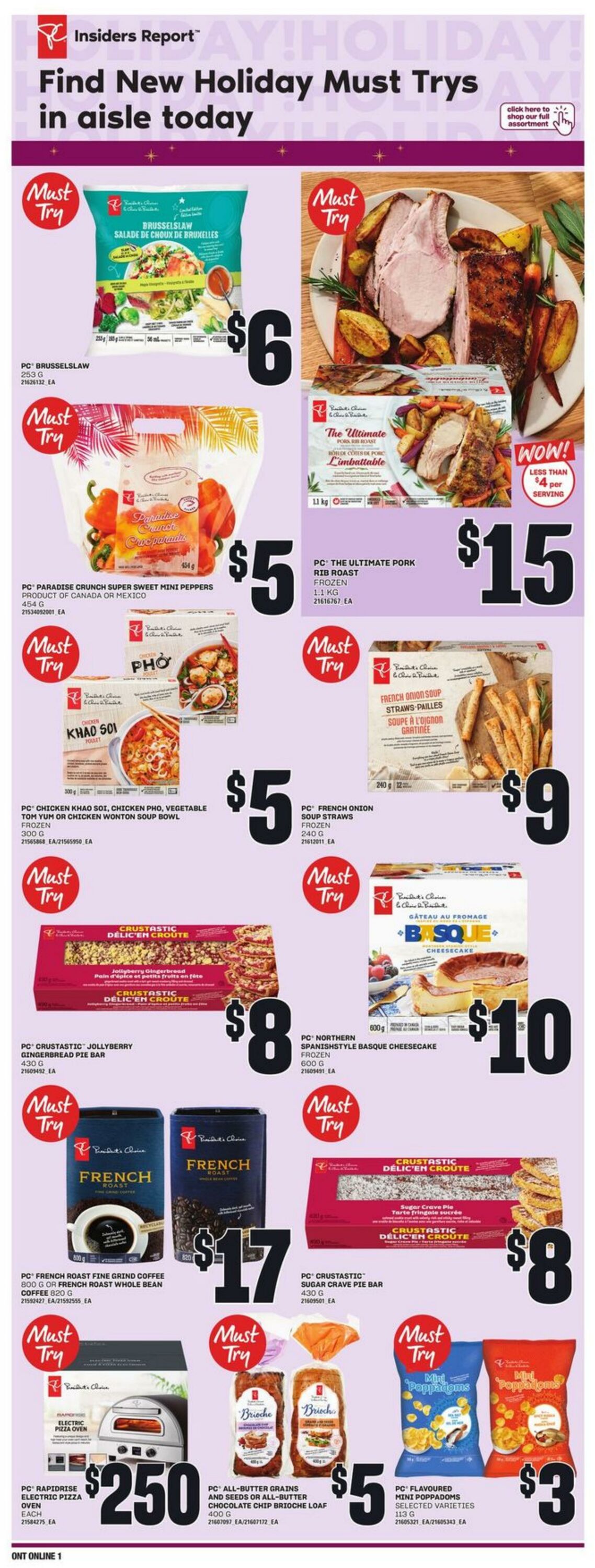 Flyer Loblaws 31.10.2024 - 06.11.2024