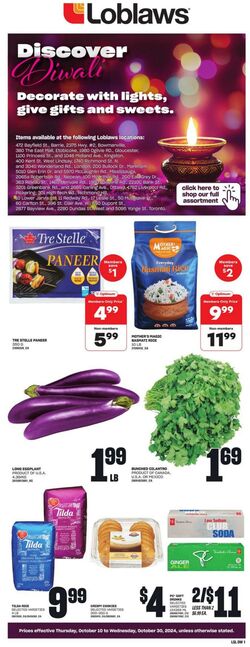 Flyer Loblaws 07.11.2024 - 13.11.2024