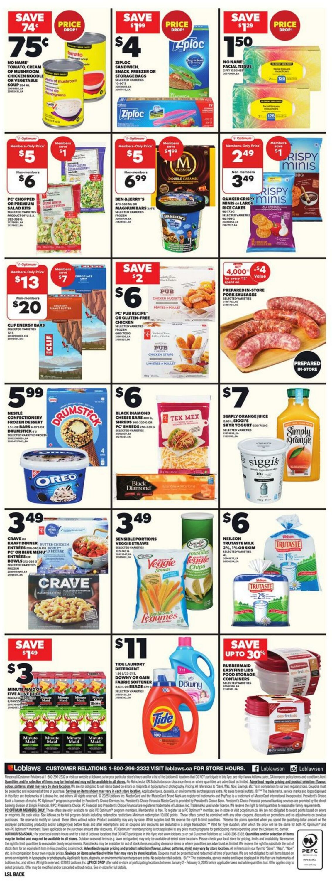 Flyer Loblaws 02.01.2025 - 08.01.2025