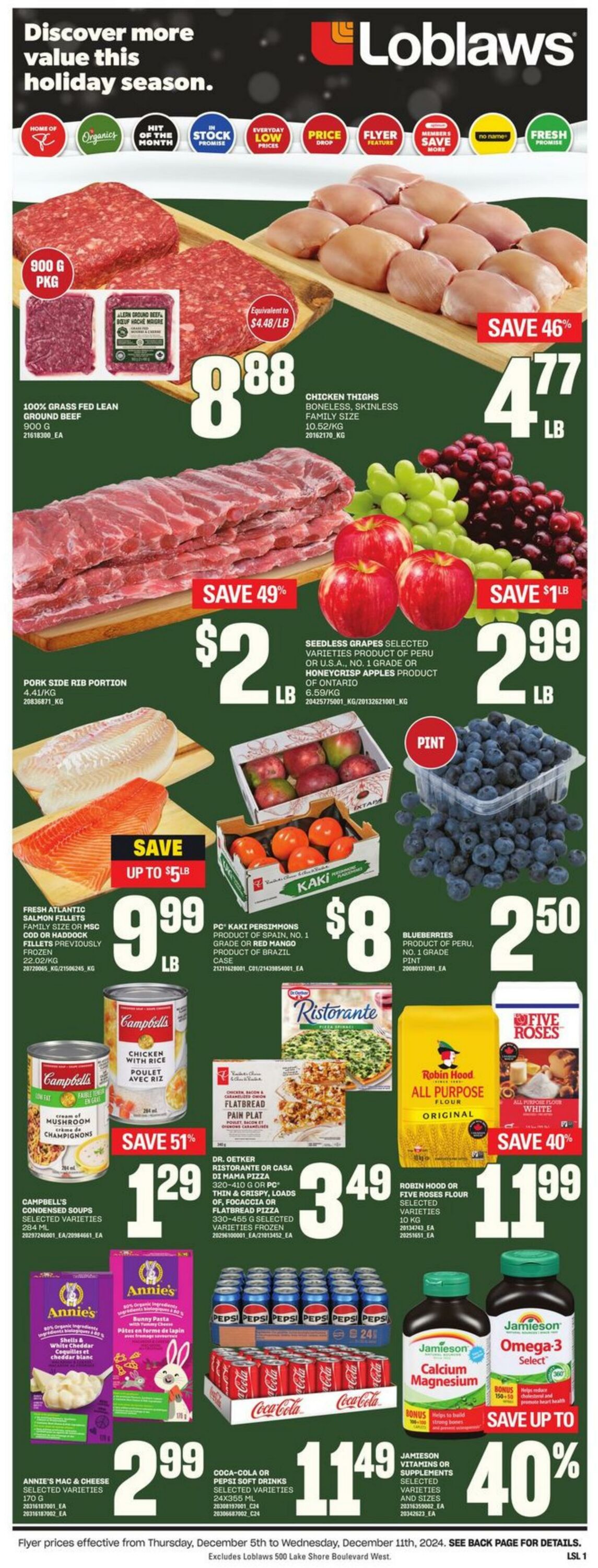 Flyer Loblaws 05.12.2024 - 11.12.2024